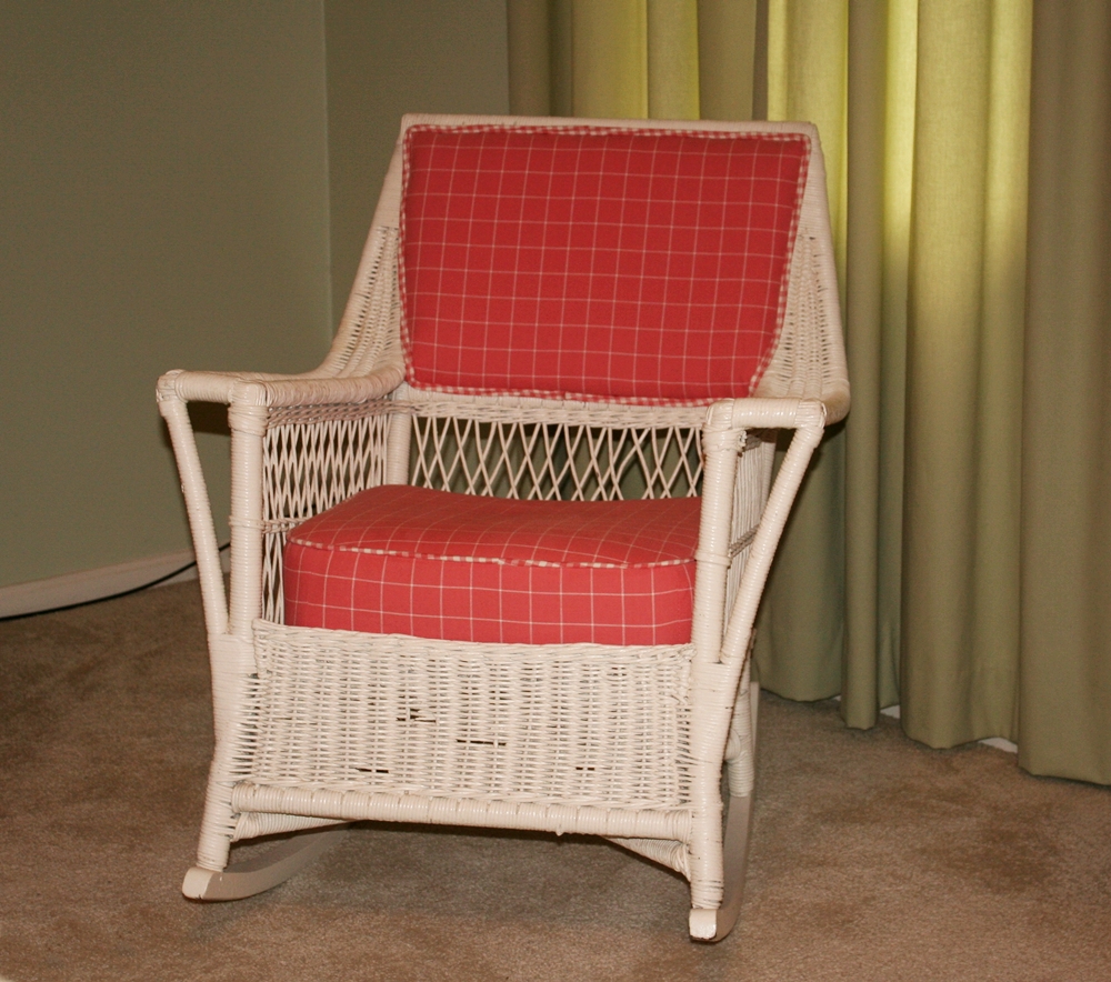 Early Wicker Rocking Chair EBTH