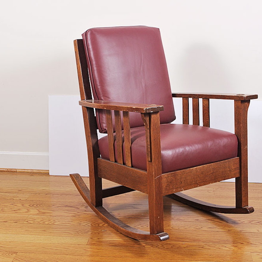 Mission Style Oak Rocking Chair | EBTH