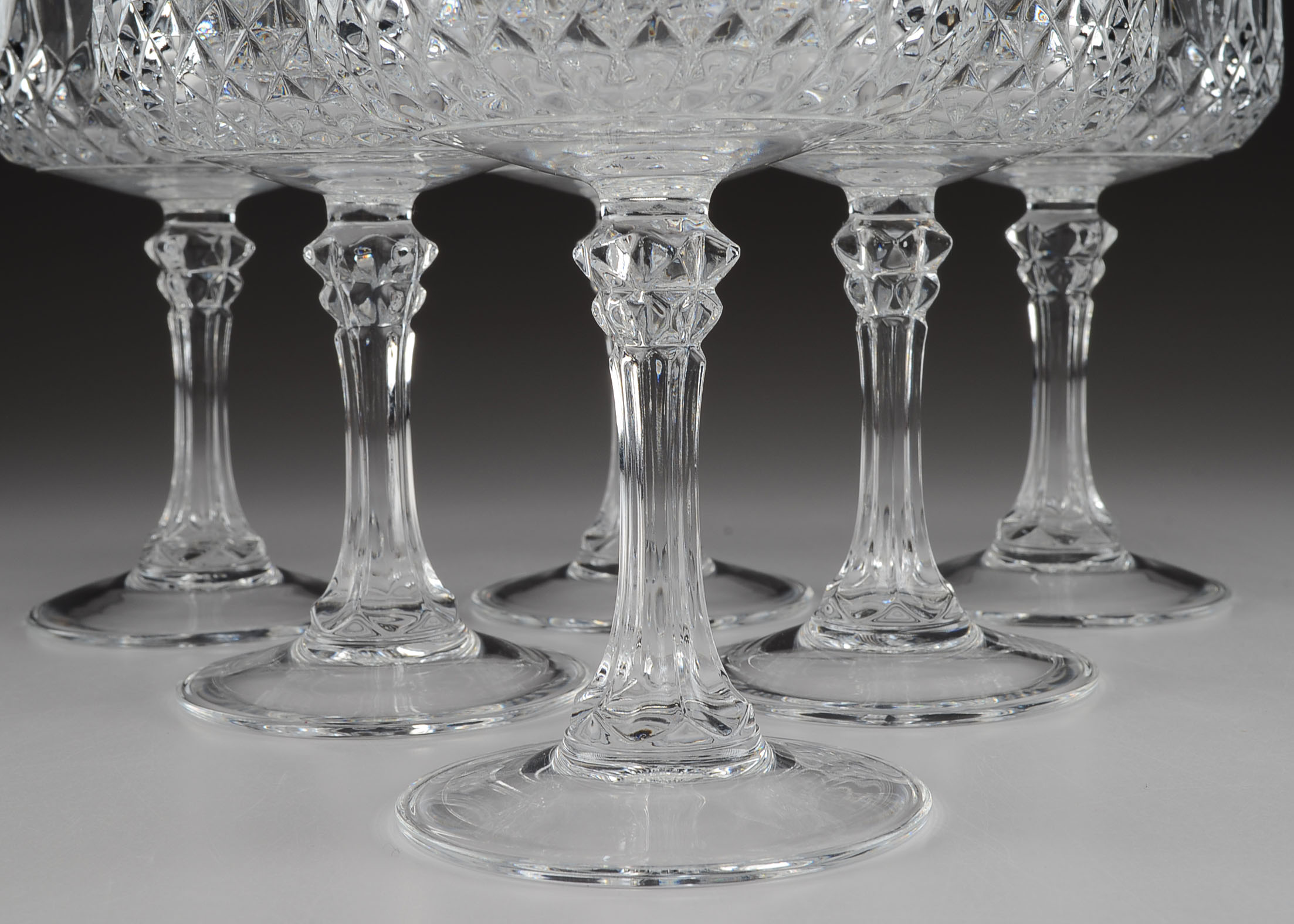 Cristal D'Arques Longchamp Lead Crystal Champagne/Sherbet Glasses EBTH