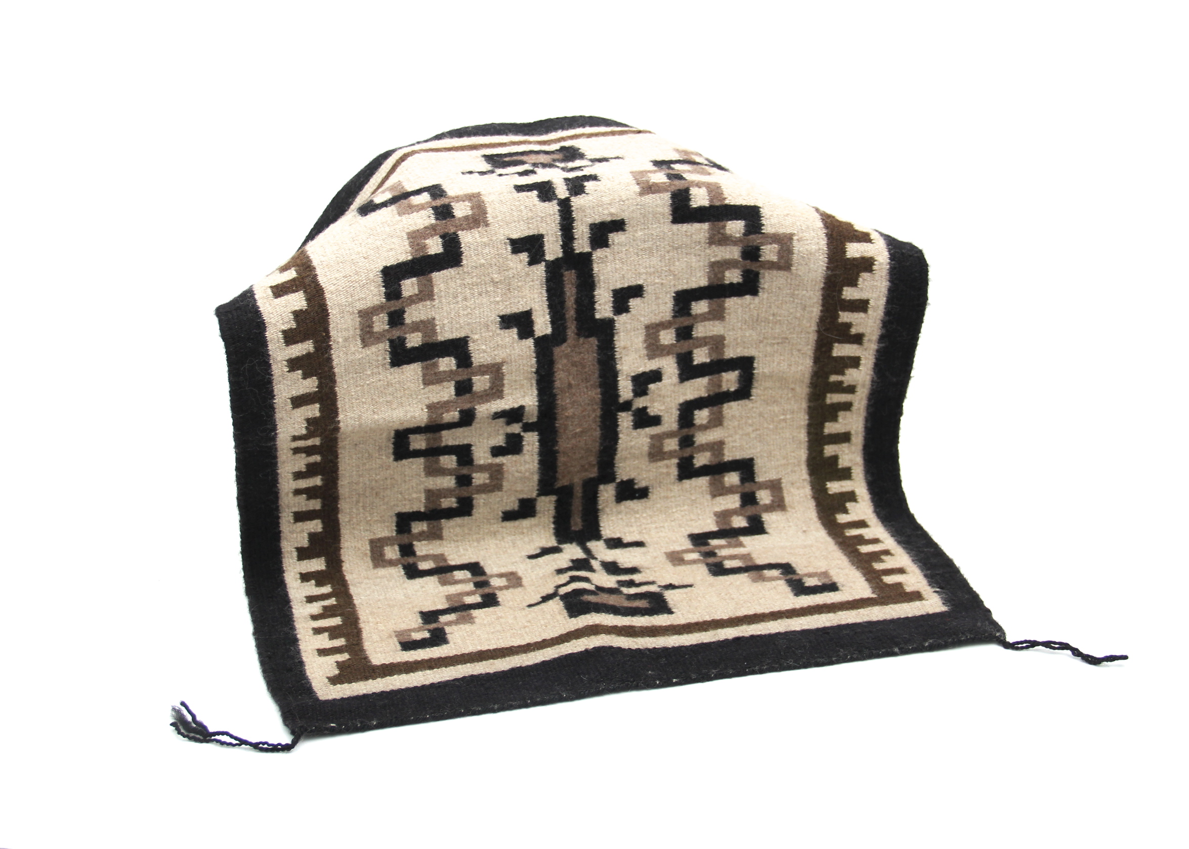 Navajo Woven Rug in the "Two Grey Hills Pattern" EBTH