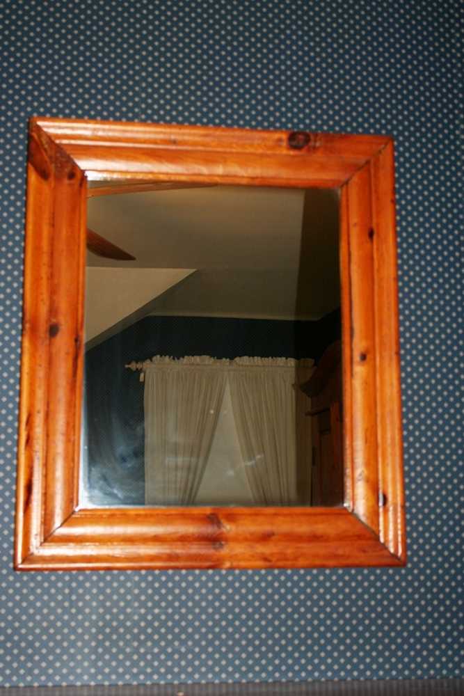 Rustic Wood Frame Mirror EBTH