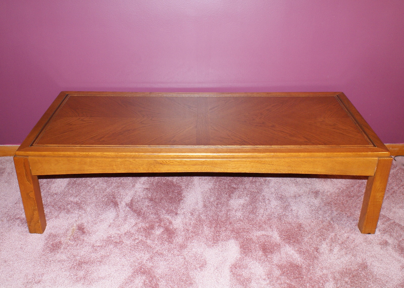 Contemporary Oak Coffee Table EBTH