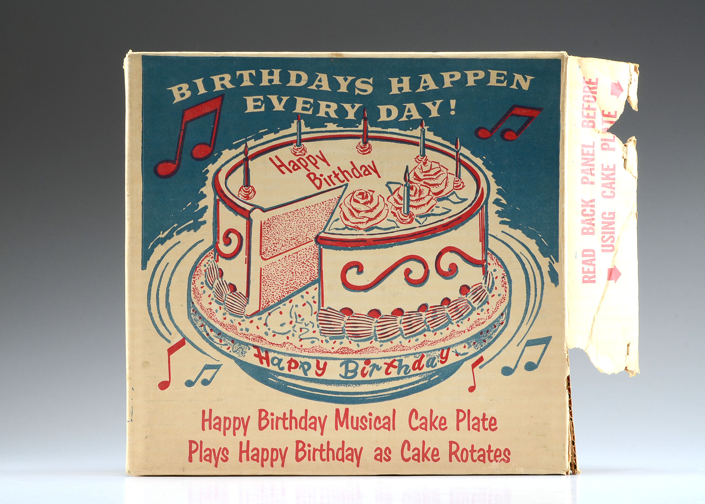 "Happy Birthday" Musical Cake Plate EBTH