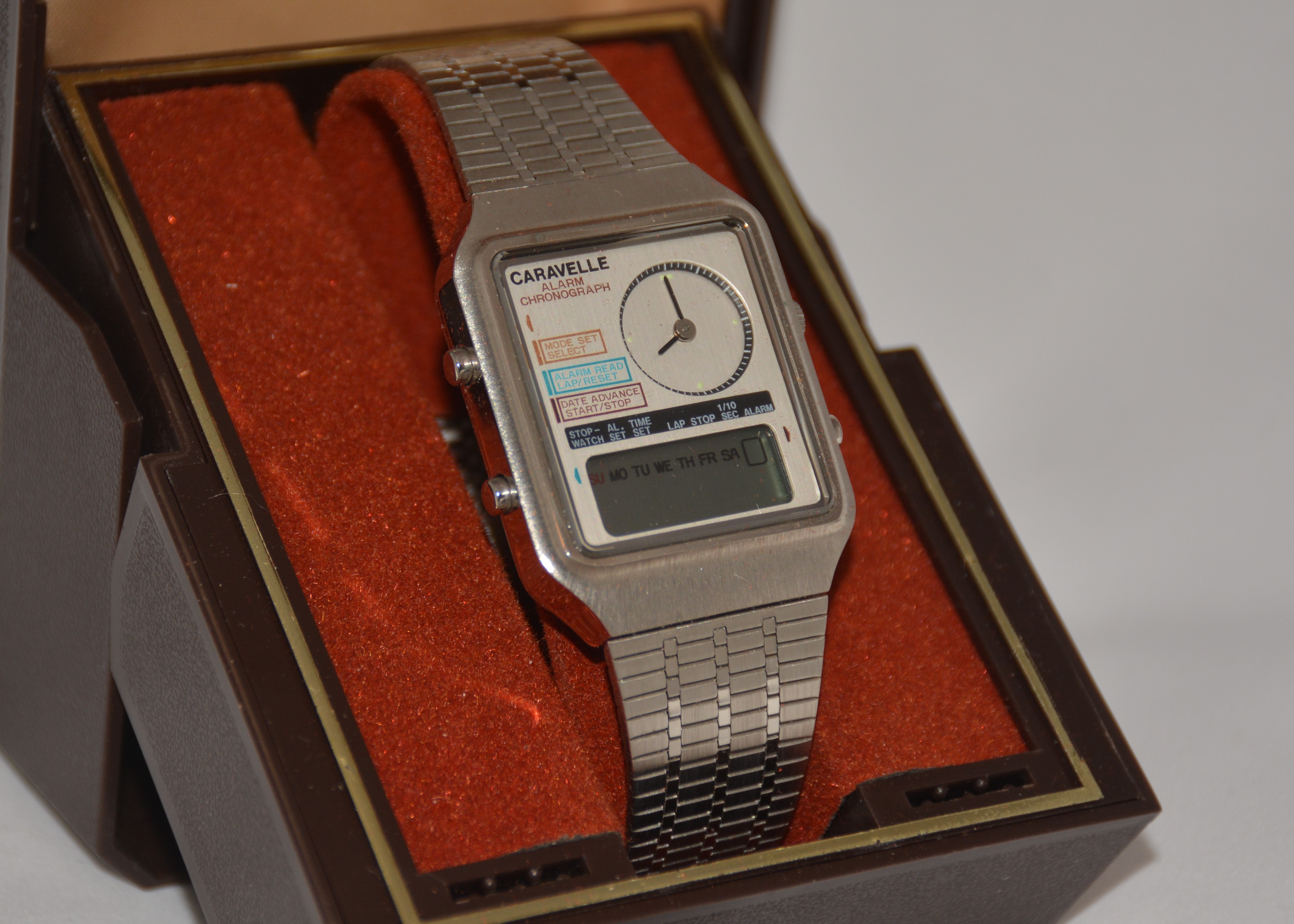 New Old Stock Caravelle by Bulova Quartz Digital Watch EBTH