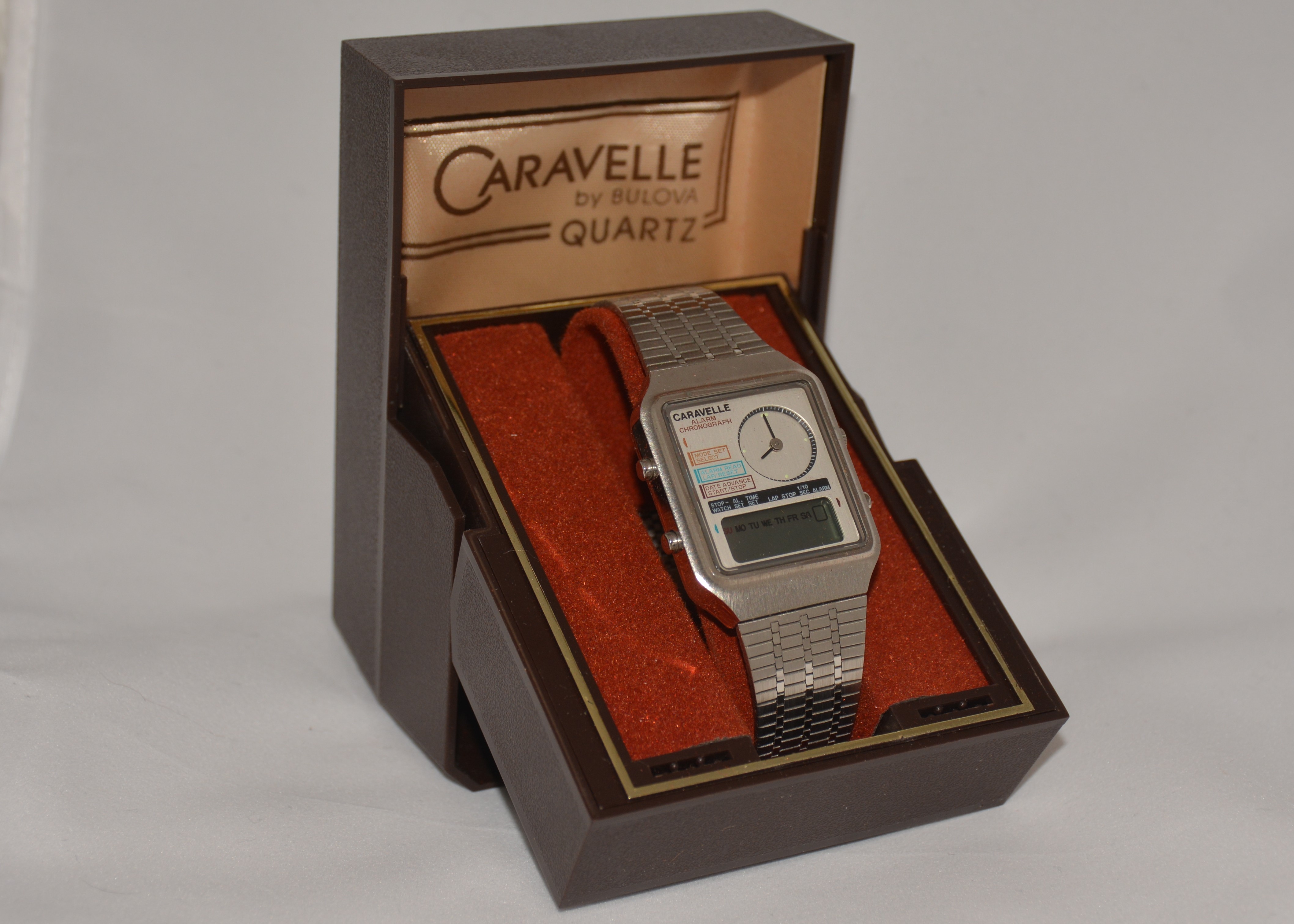 New Old Stock Caravelle by Bulova Quartz Digital Watch EBTH