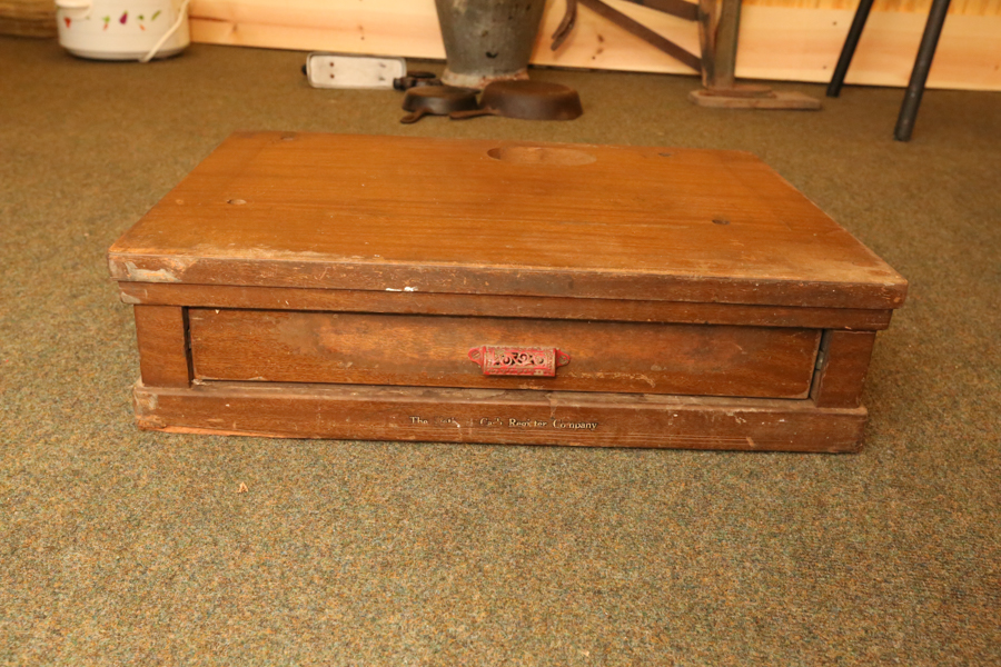 Vintage NCR Wood Cash Drawer EBTH