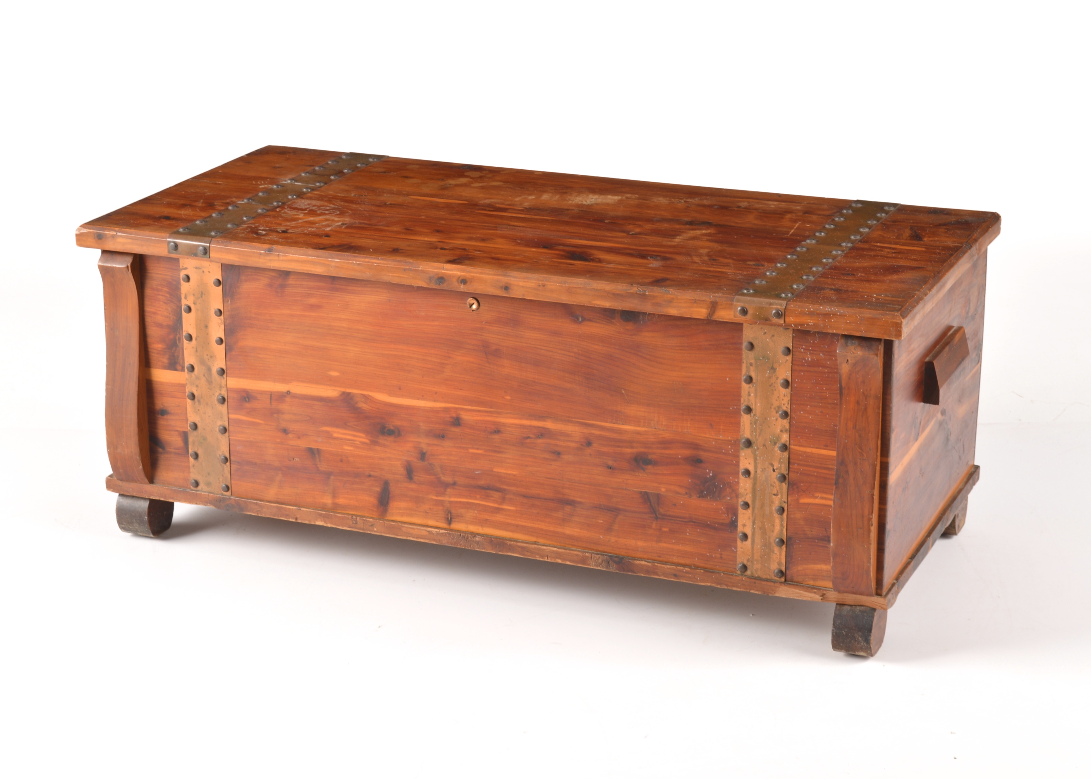 Copper Strap Cedar Chest EBTH