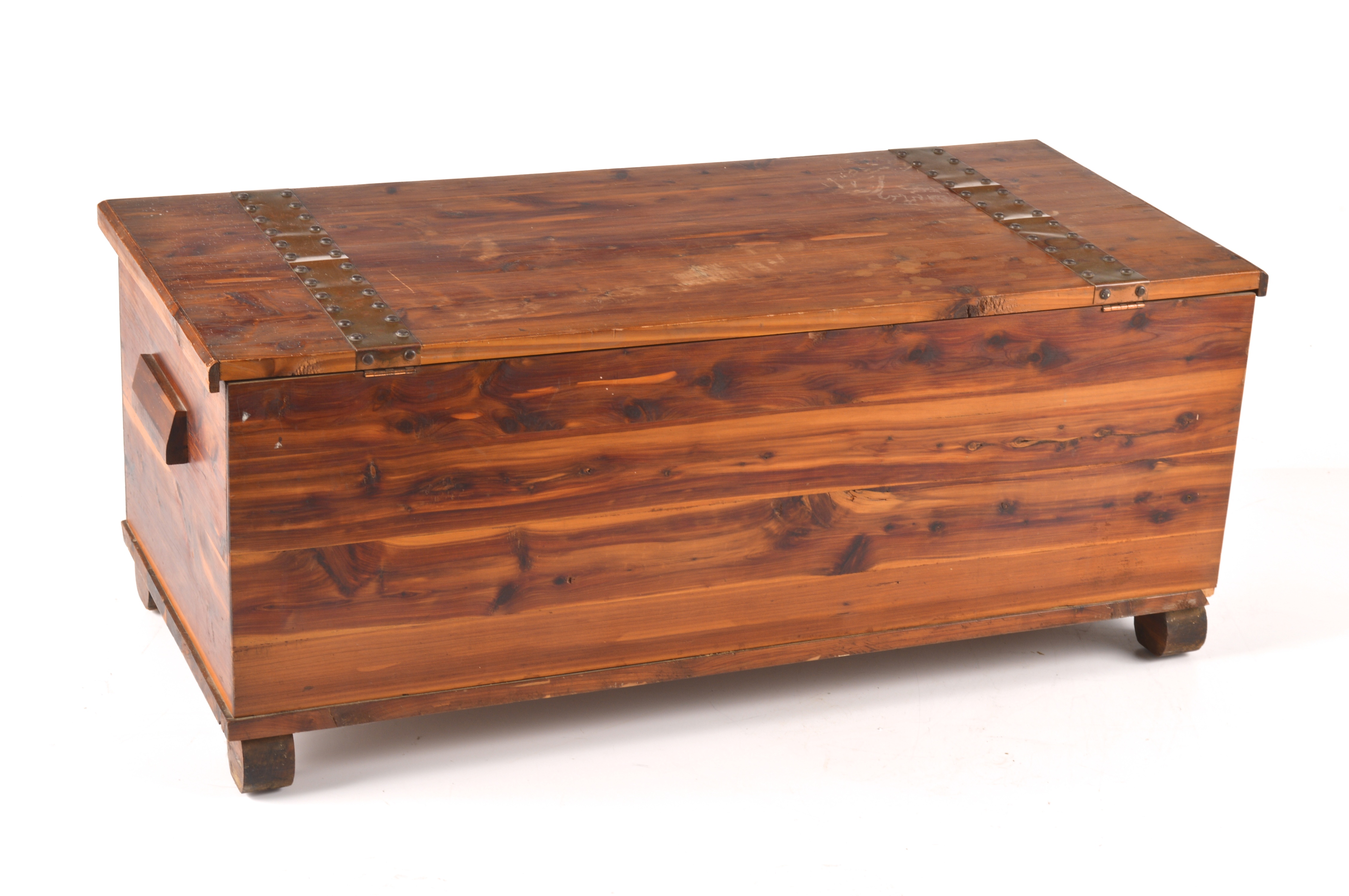 Copper Strap Cedar Chest EBTH