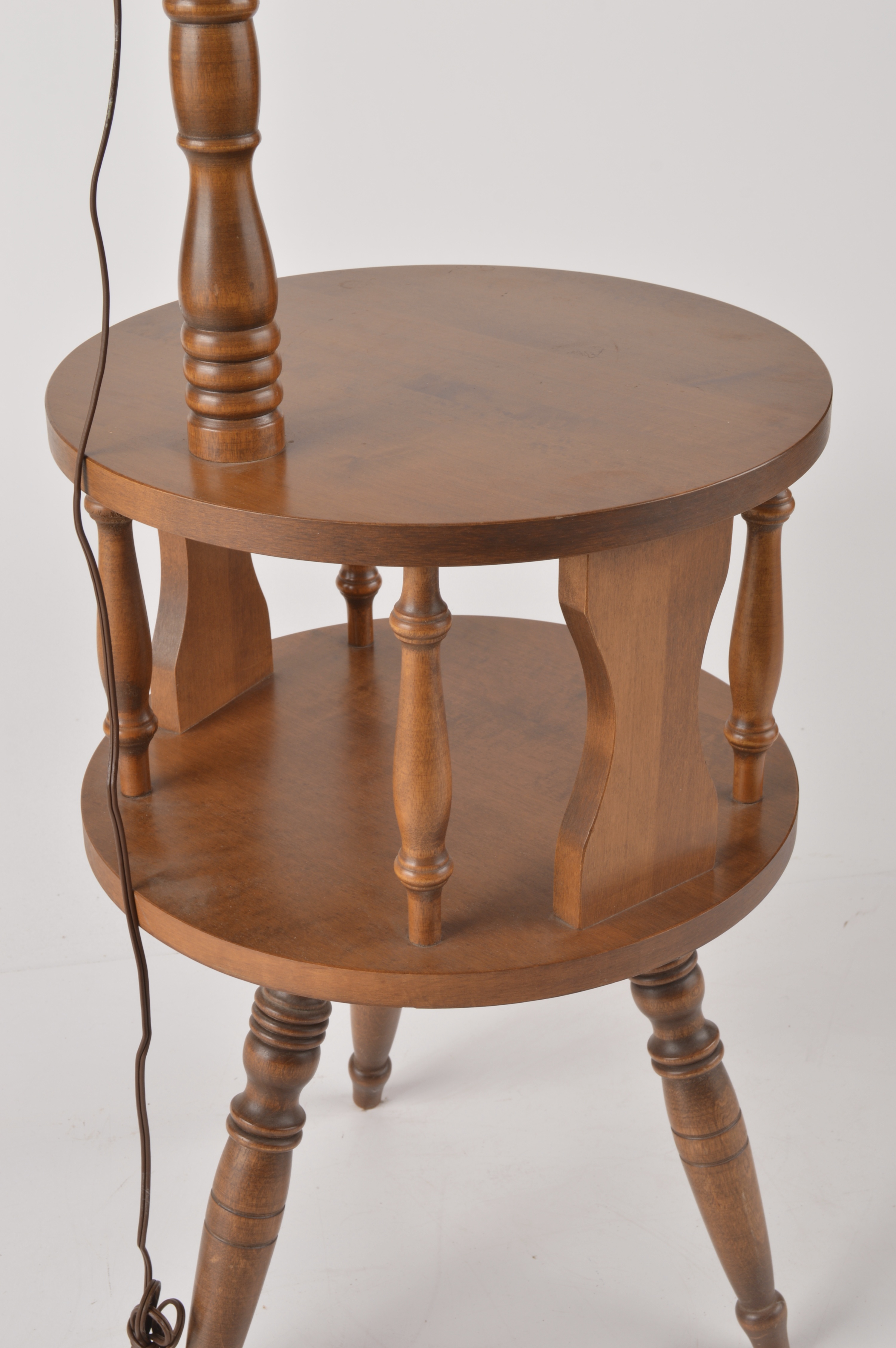 TwoTier End Table with BuiltIn Lamp EBTH