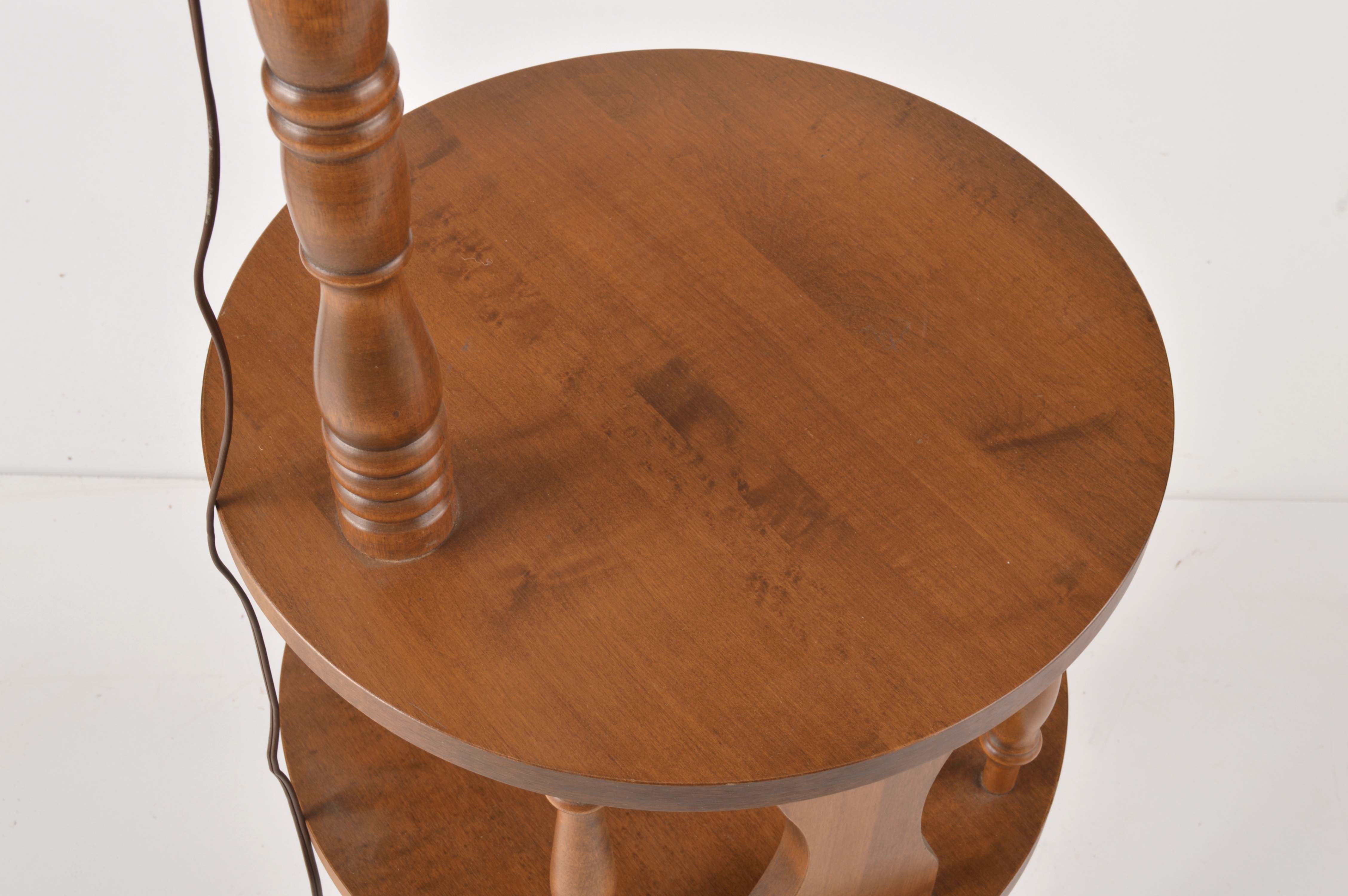 TwoTier End Table with BuiltIn Lamp EBTH