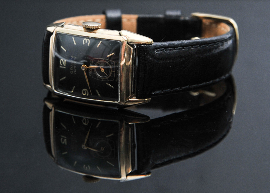 Gruen "VeriThin" Men's Vintage Wrist Watch, circa 1940s EBTH
