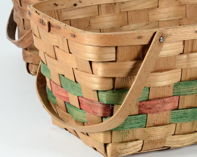 Four Woven Fruit Baskets EBTH