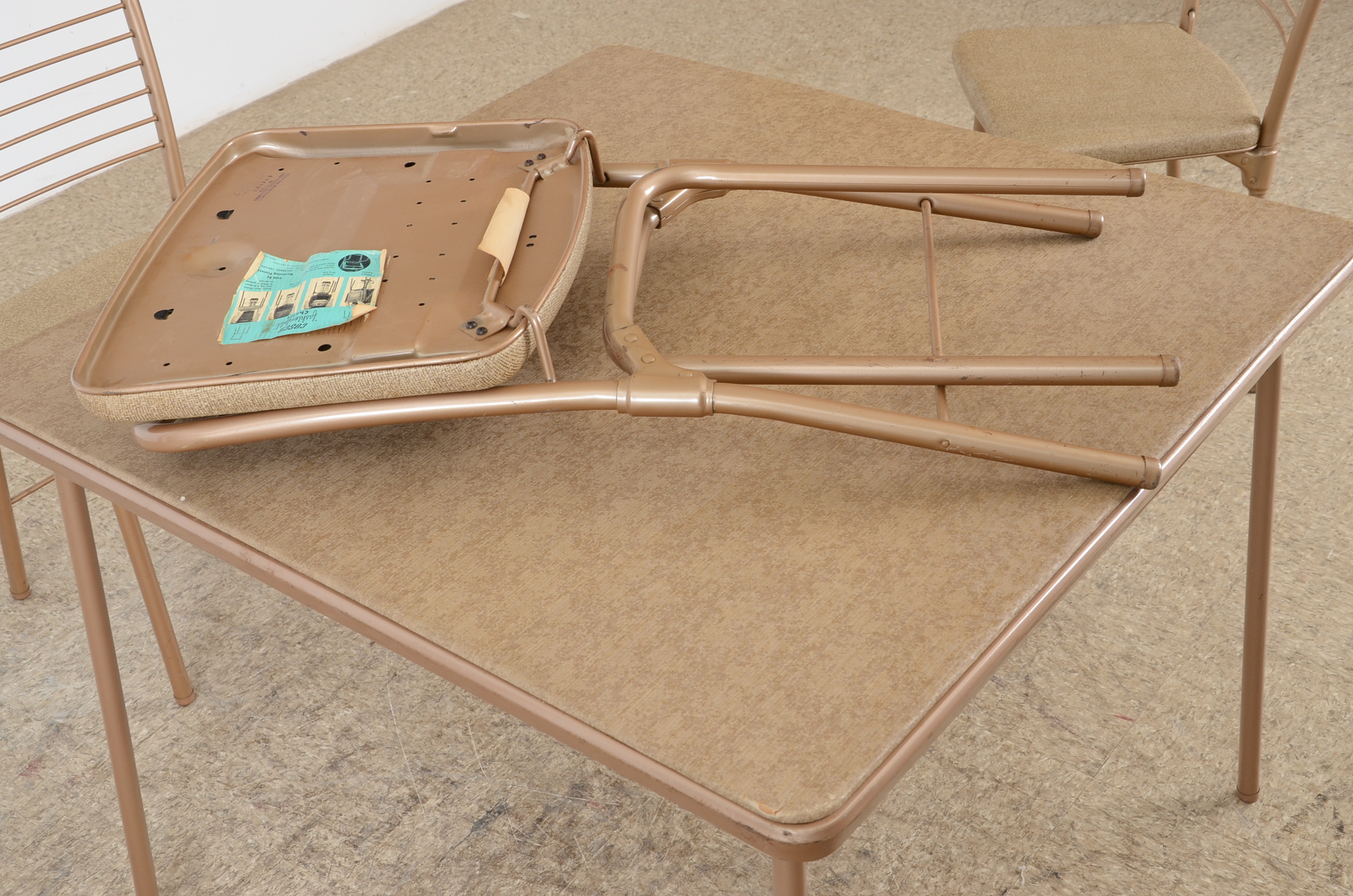 Vintage Cosco Folding Table and Chairs EBTH