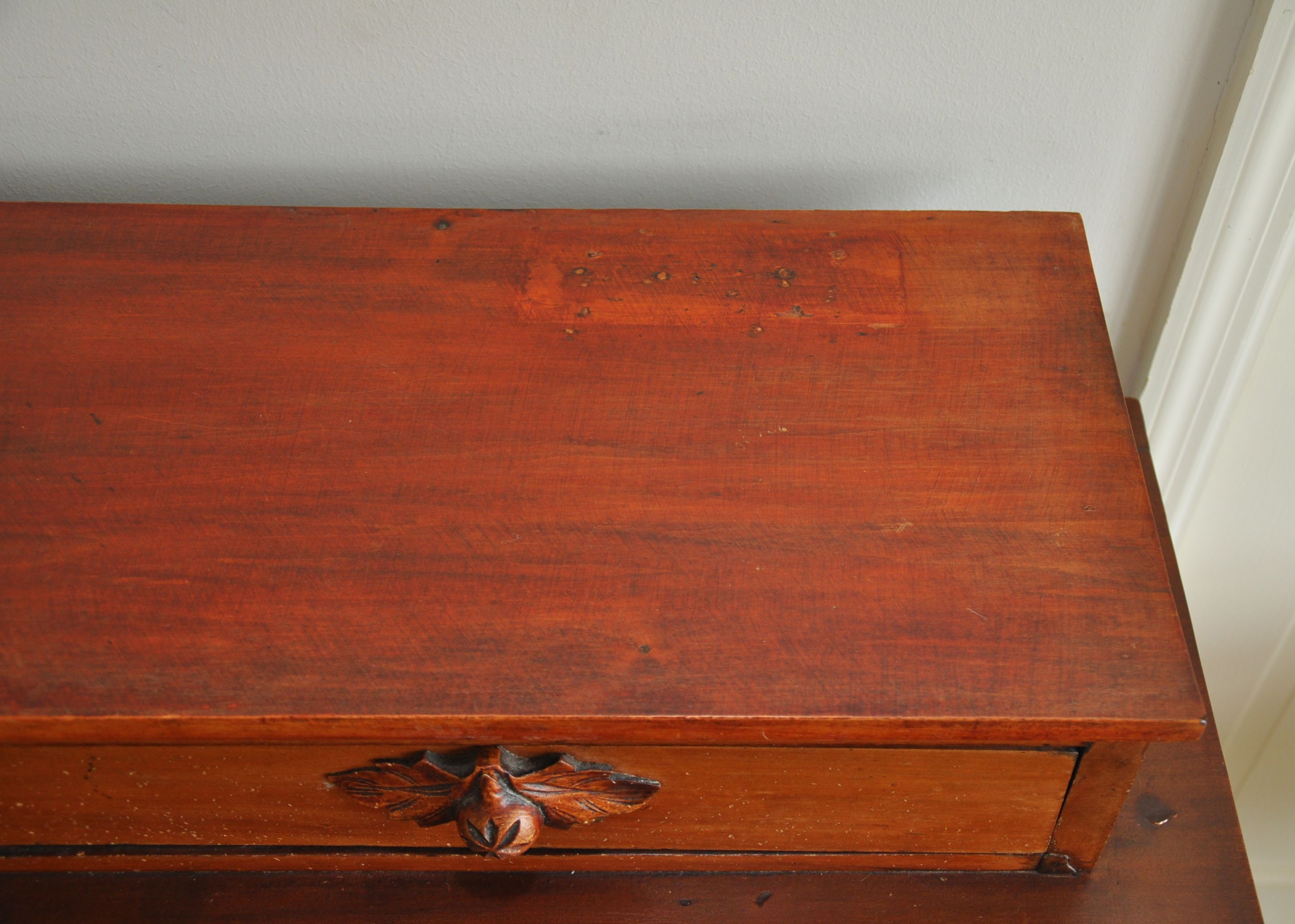 Antique Victorian Dresser with HandCarved Pulls Circa 1860s EBTH