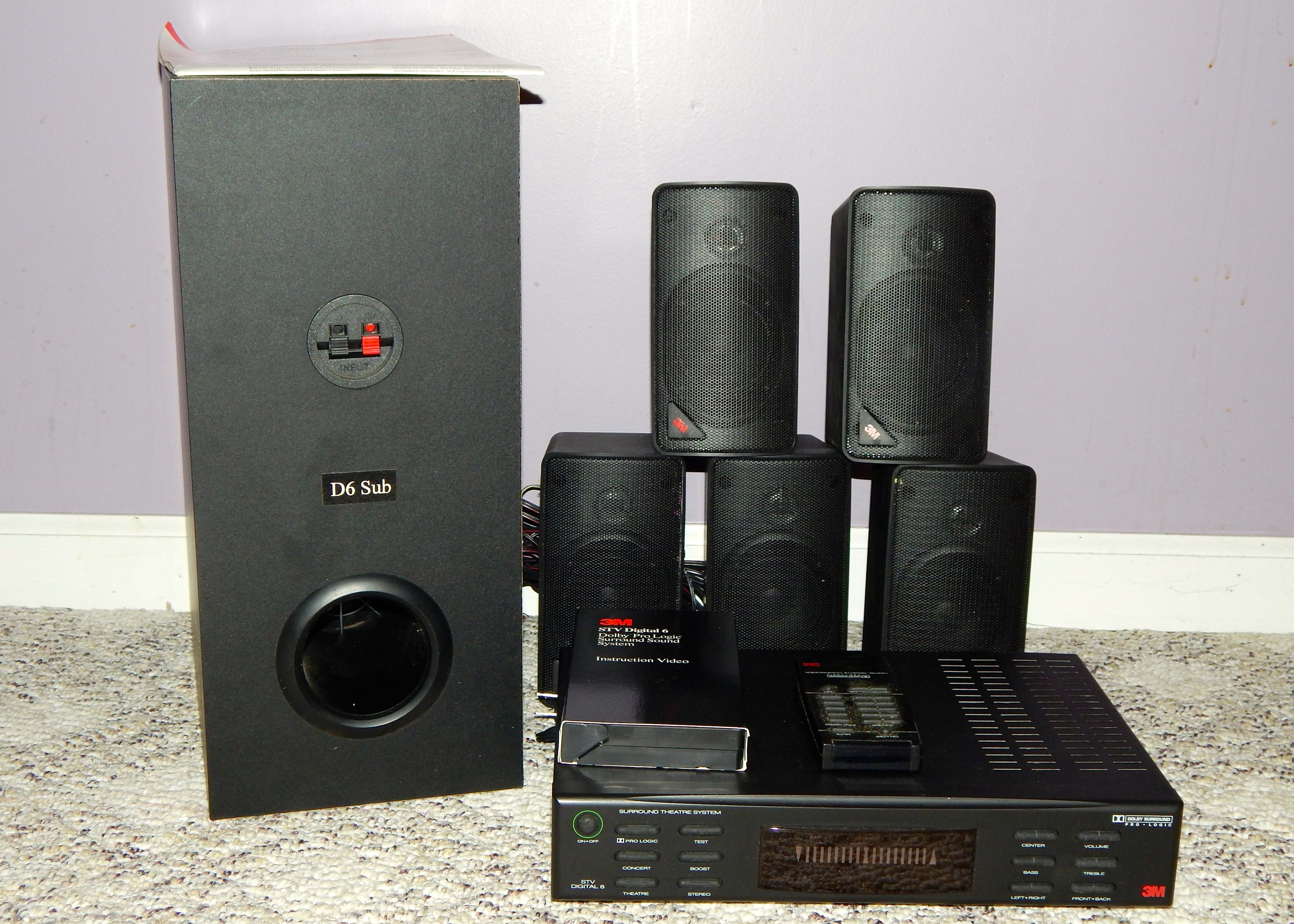 3M Complete Home Theatre Surround System EBTH