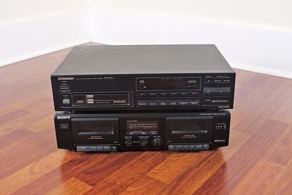 Pioneer CD Changer and Sony Cassette Deck EBTH