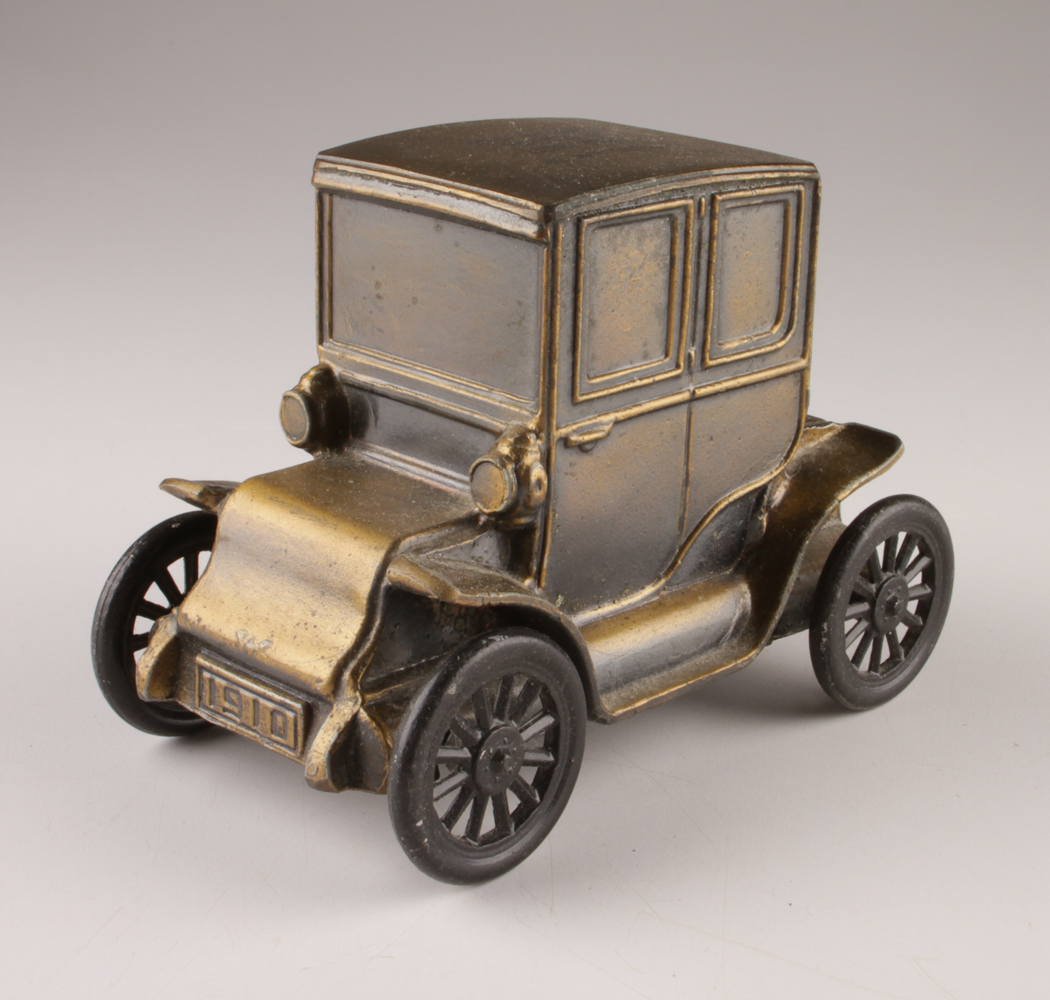 Four Vintage Brass Car Banks EBTH