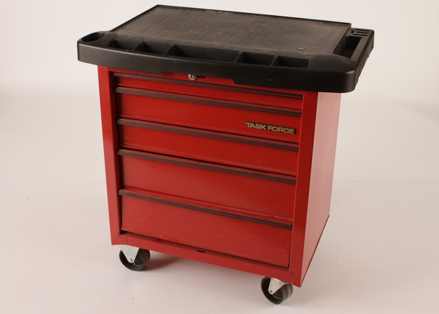 Task Force Tool Box On Casters Ebth