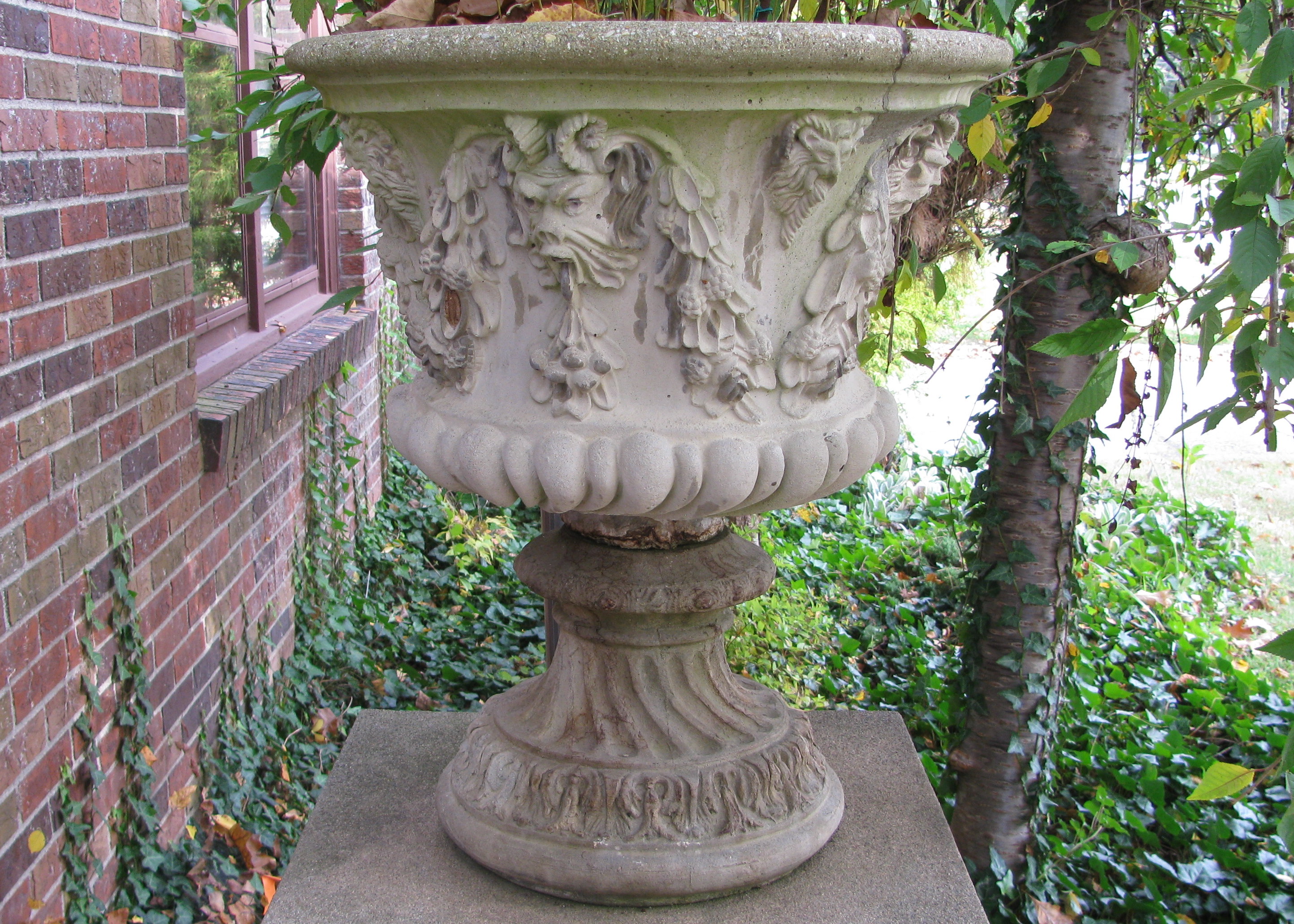 Large Concrete Urn Planter EBTH