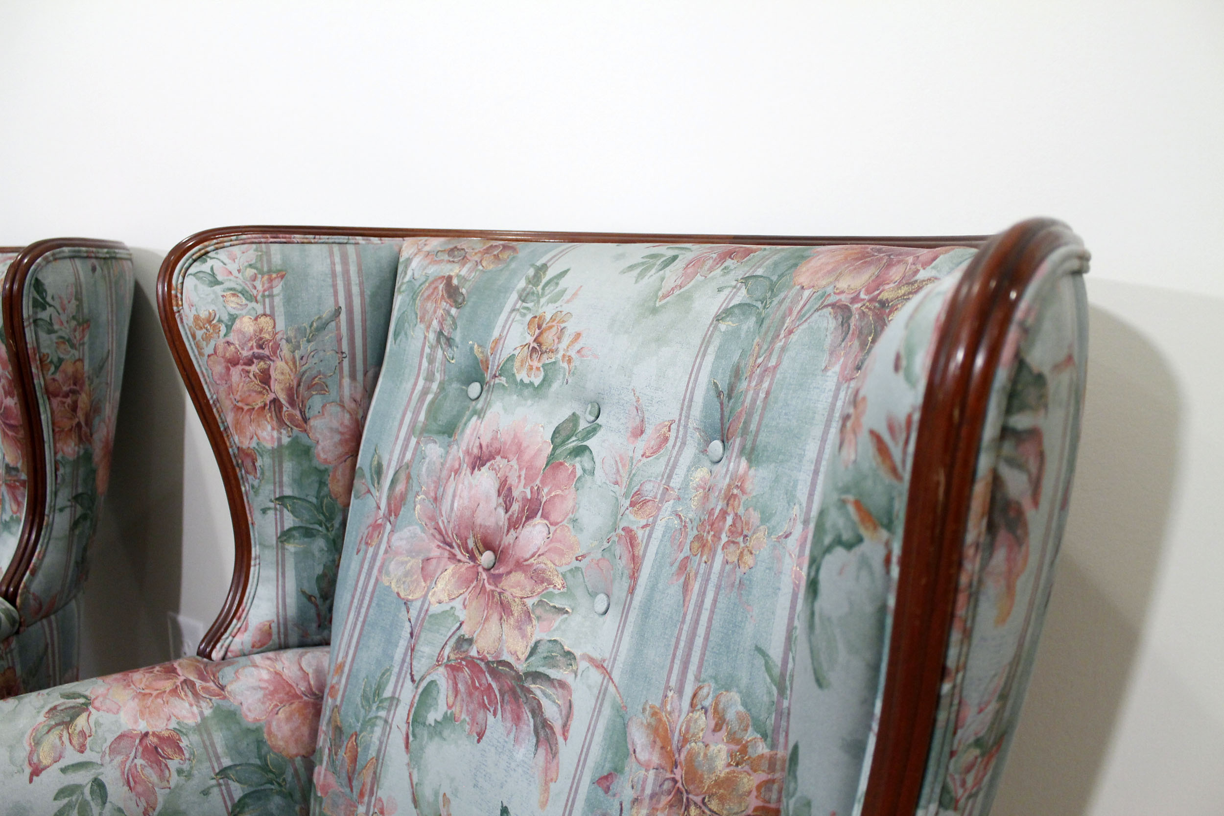 Pair of Vintage Wingback Chairs EBTH