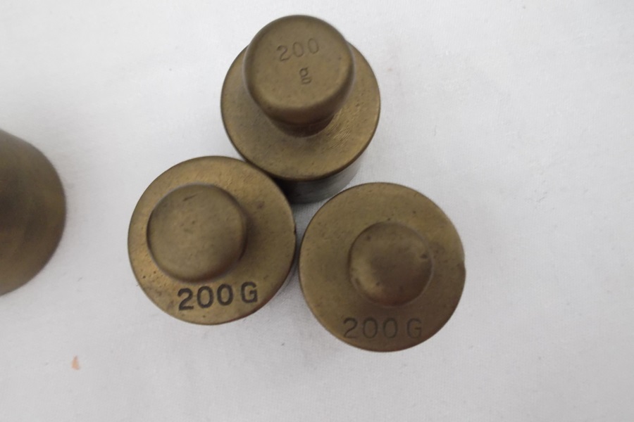 Set of Brass Calibration Weights EBTH