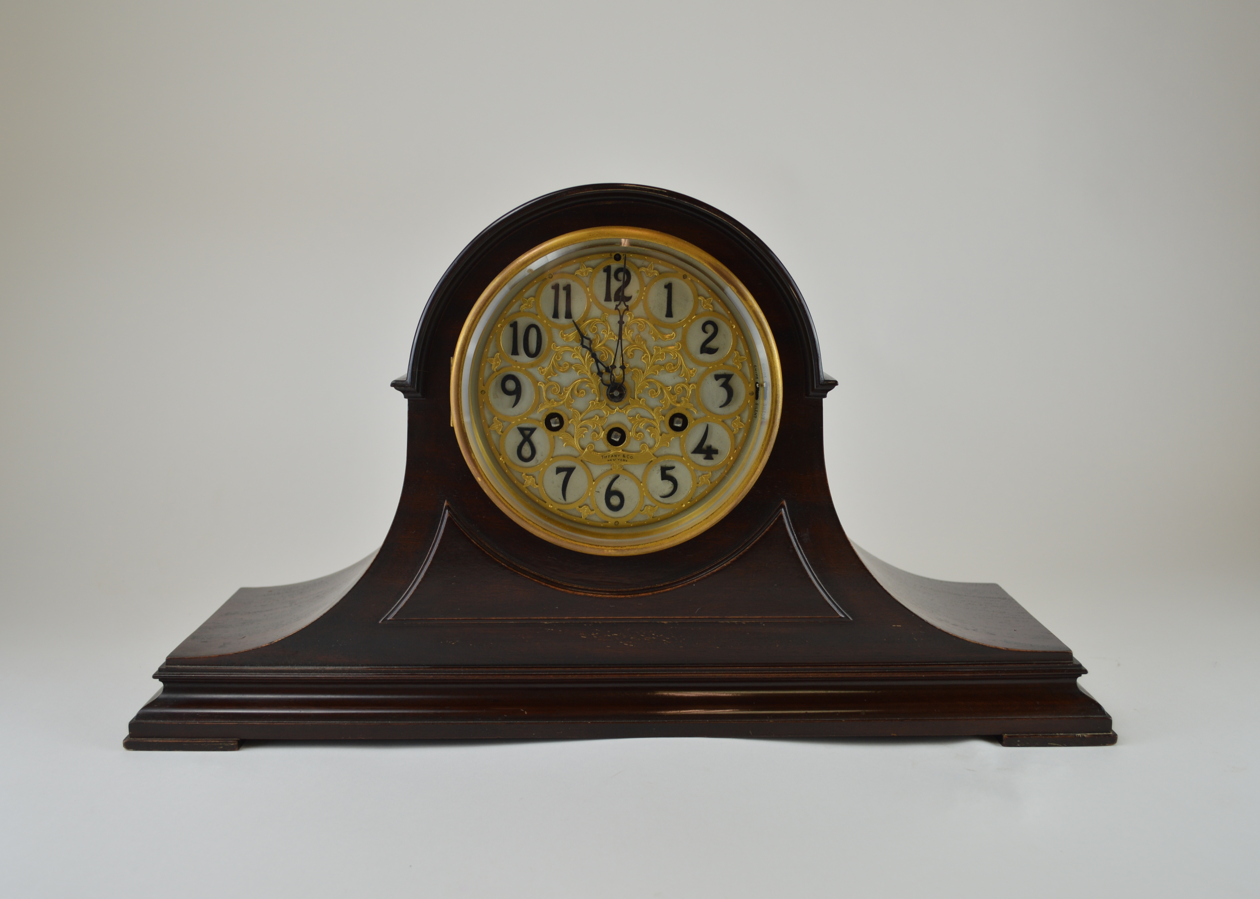 Antique Tiffany & Co. Mahogany Mantel Clock EBTH