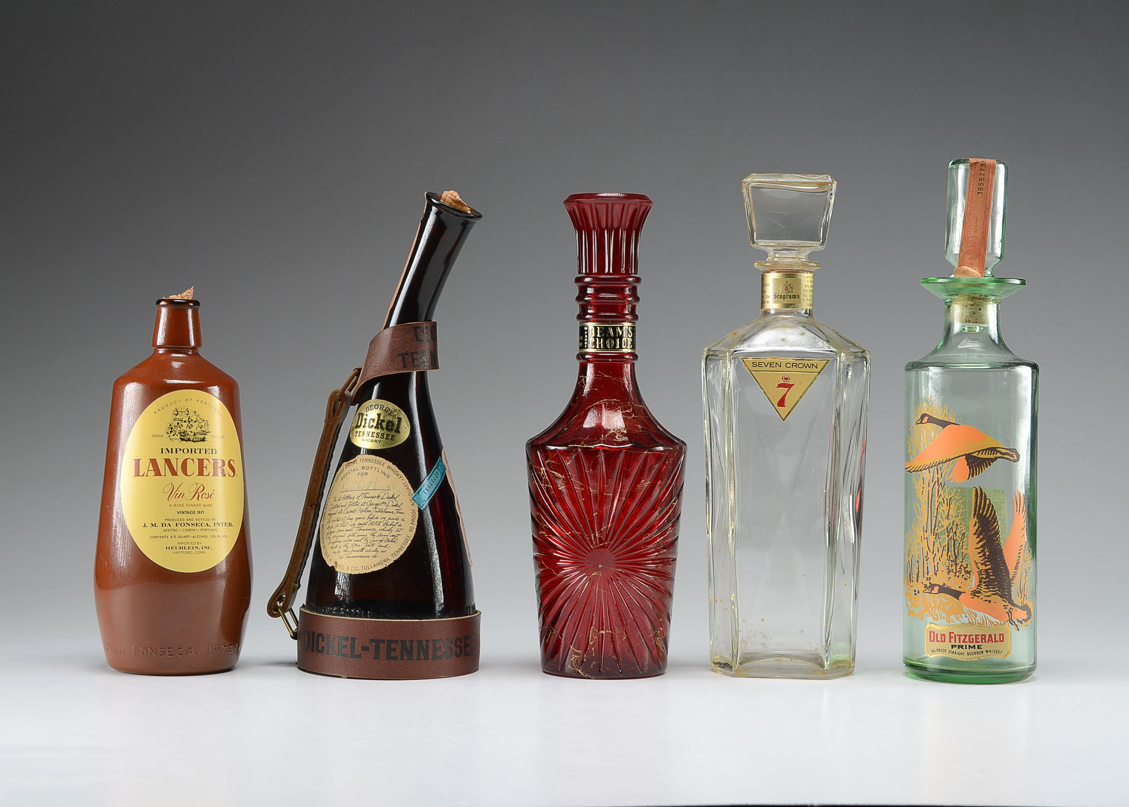 Five Collectible Liquor Bottles EBTH