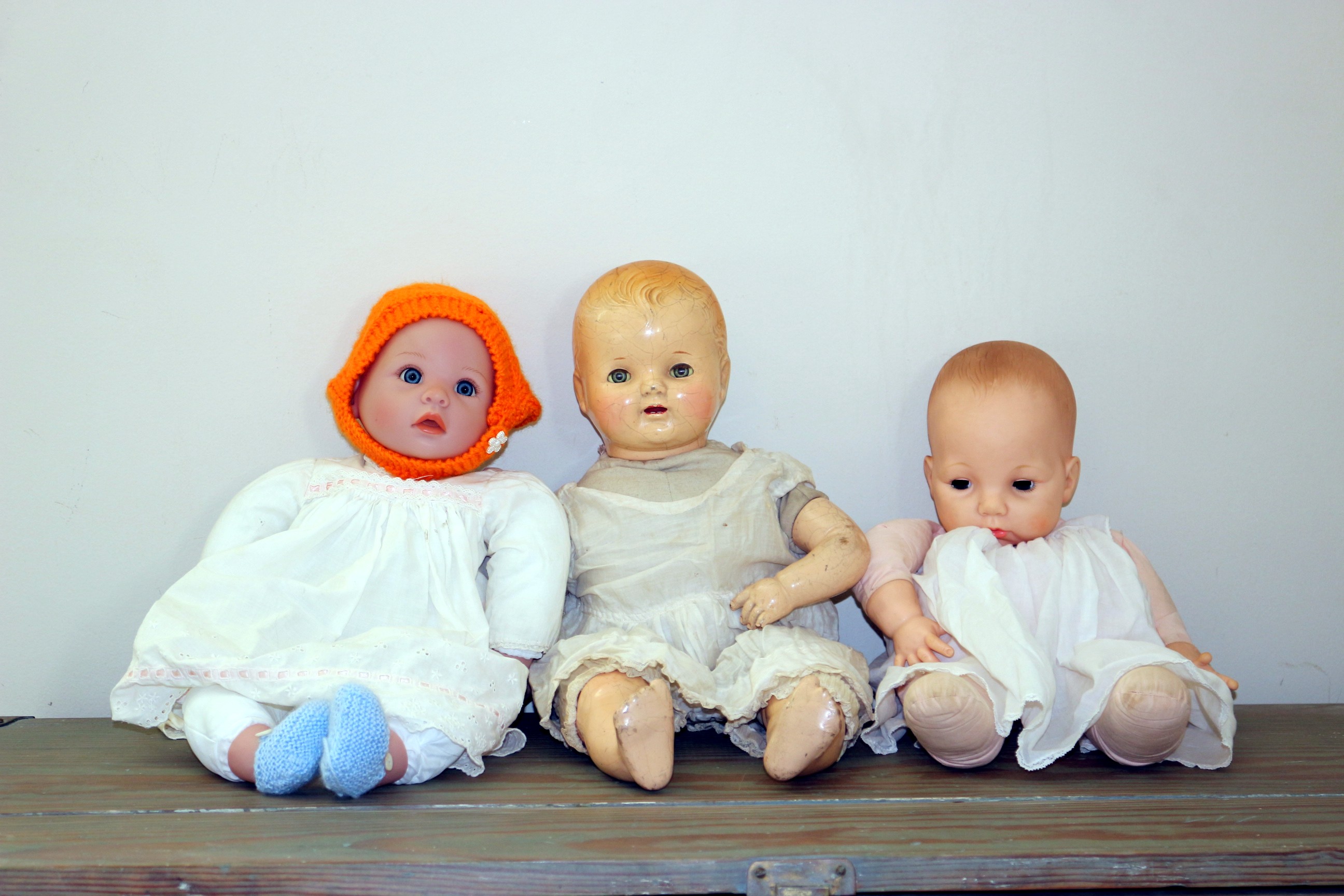a lot of baby dolls