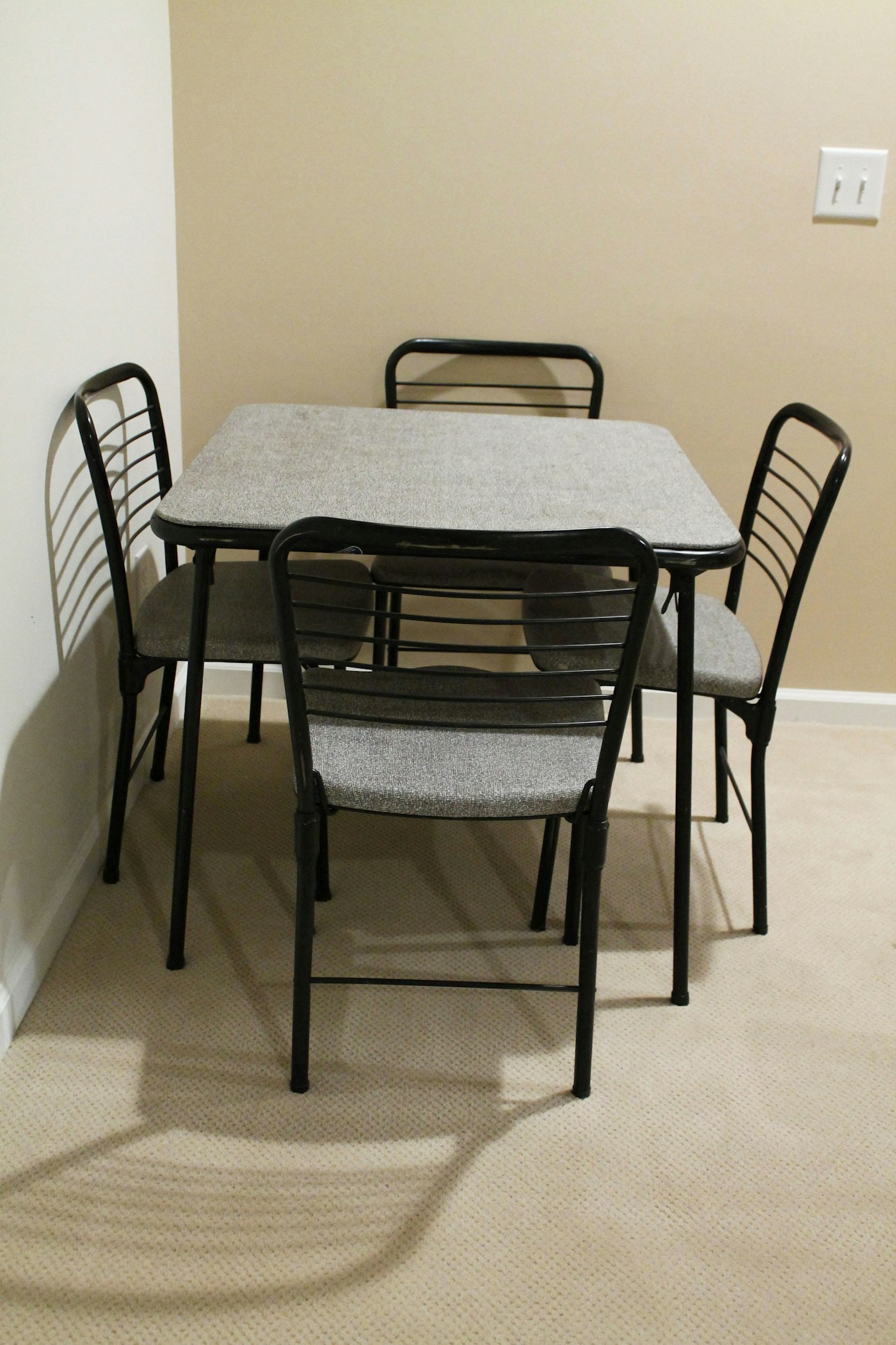 Vintage Cosco Fashion Fold Mid-Century Card Table and ...