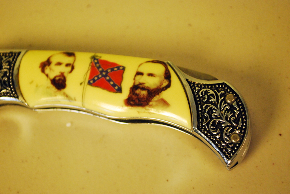 Confederate Generals Pocket Knife and Case EBTH