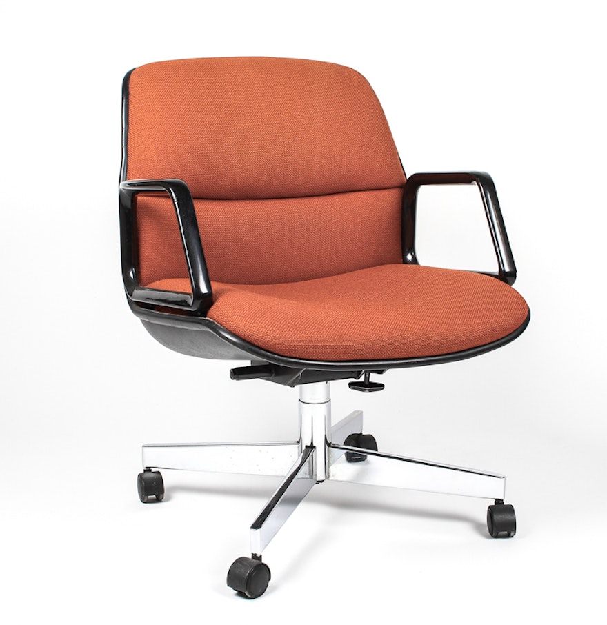 retro pollock style swivel office chair : ebth retro pollock style swivel office chair : ebth