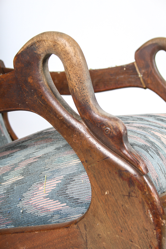 Early 20th Century Gooseneck Rocking Chair EBTH