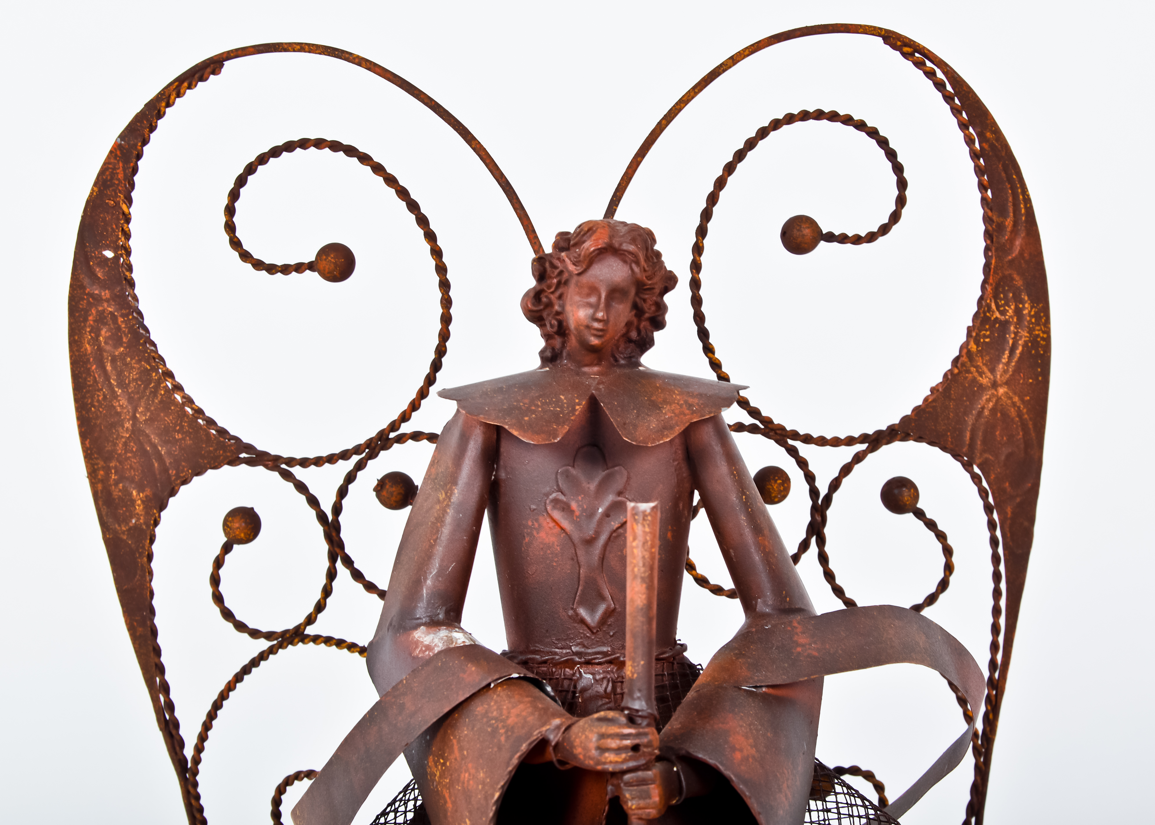 Large Sculptural Angel Candle Holder EBTH