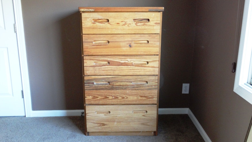 This End Up Pine Chest Of Drawers Ebth