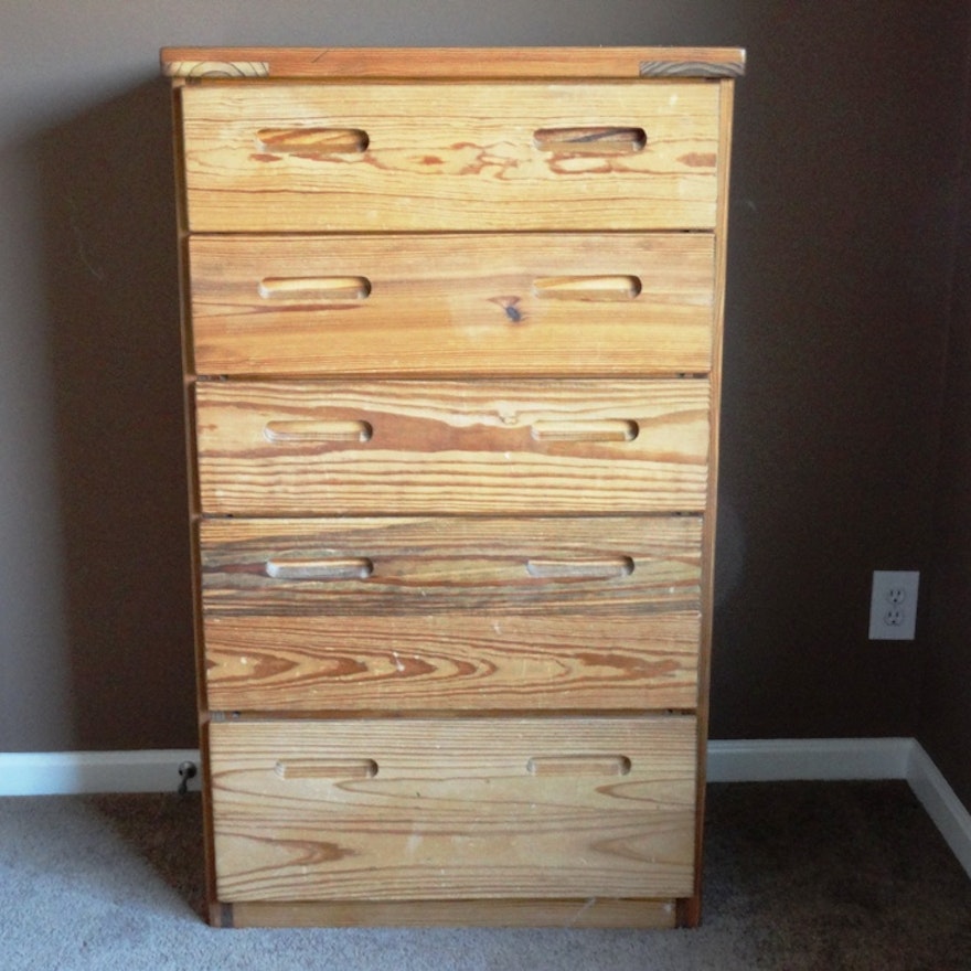 This End Up Pine Chest Of Drawers Ebth