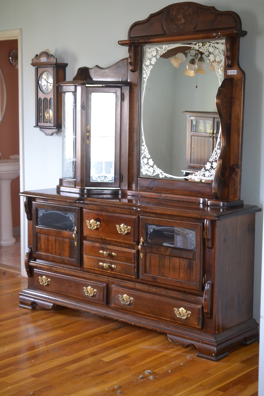 80s dresser with mirror clearance