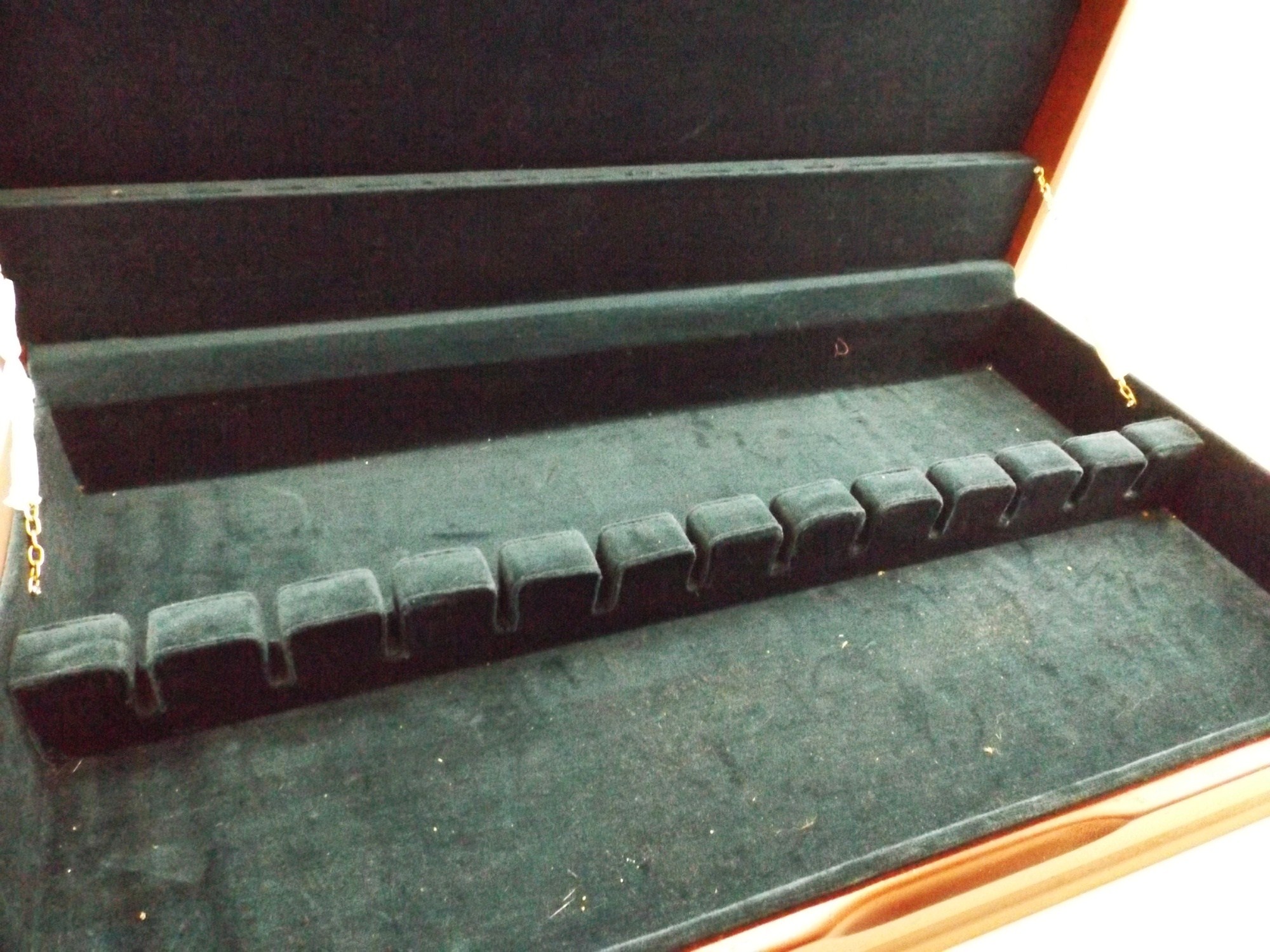 Wood Flatware Storage Box EBTH