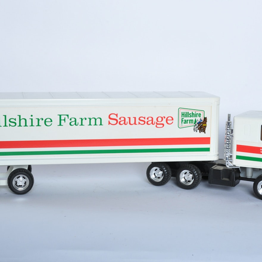 vintage hillshire farm sausage semi truck ebth