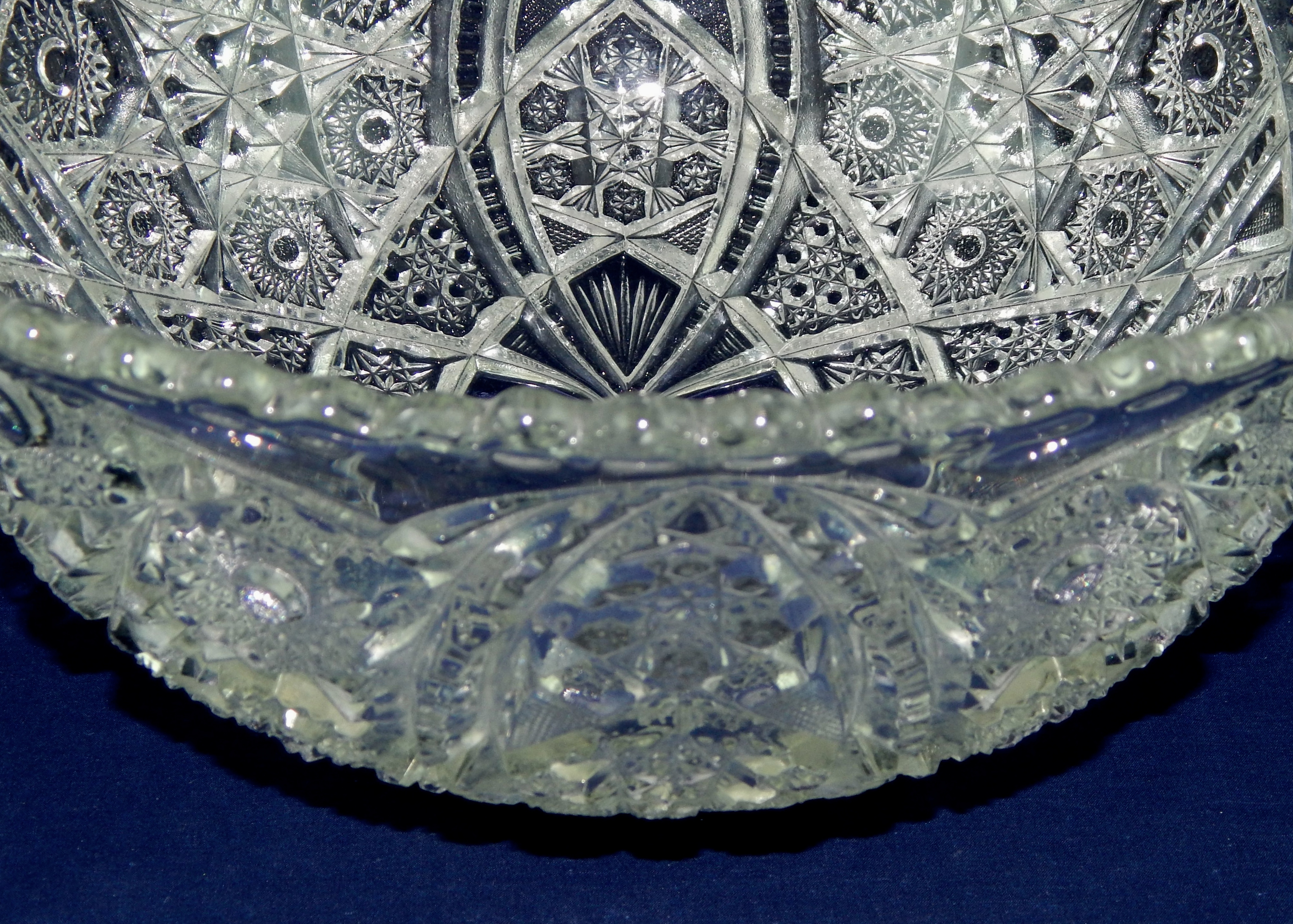 Antique Crystal Punch Bowl Set EBTH