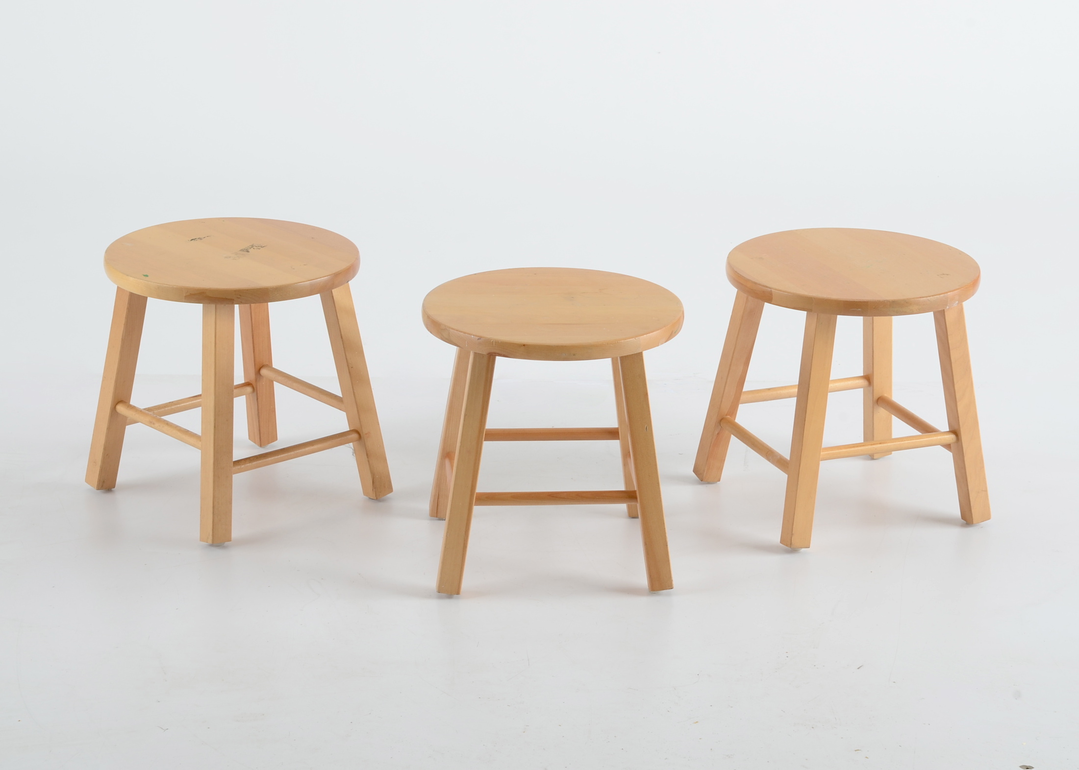 Three Child Size Stools EBTH