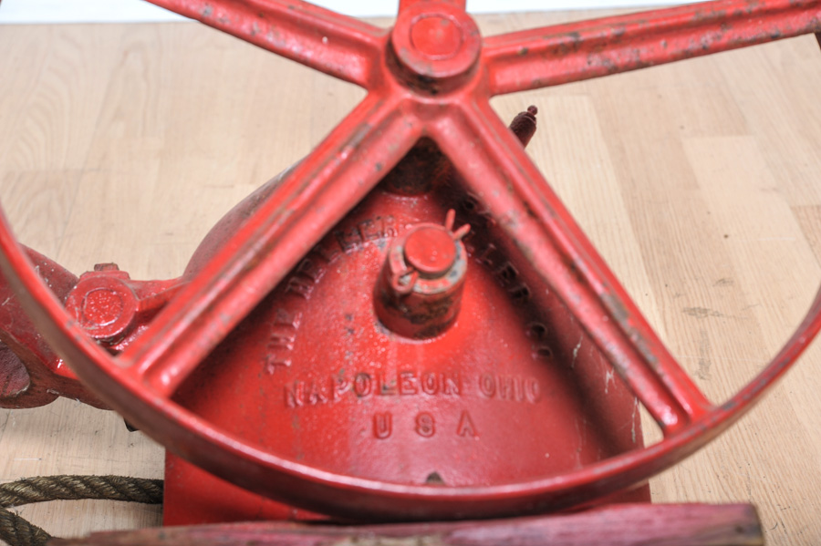 HellerAller Windmill Pump Jack and Wood Pulleys EBTH