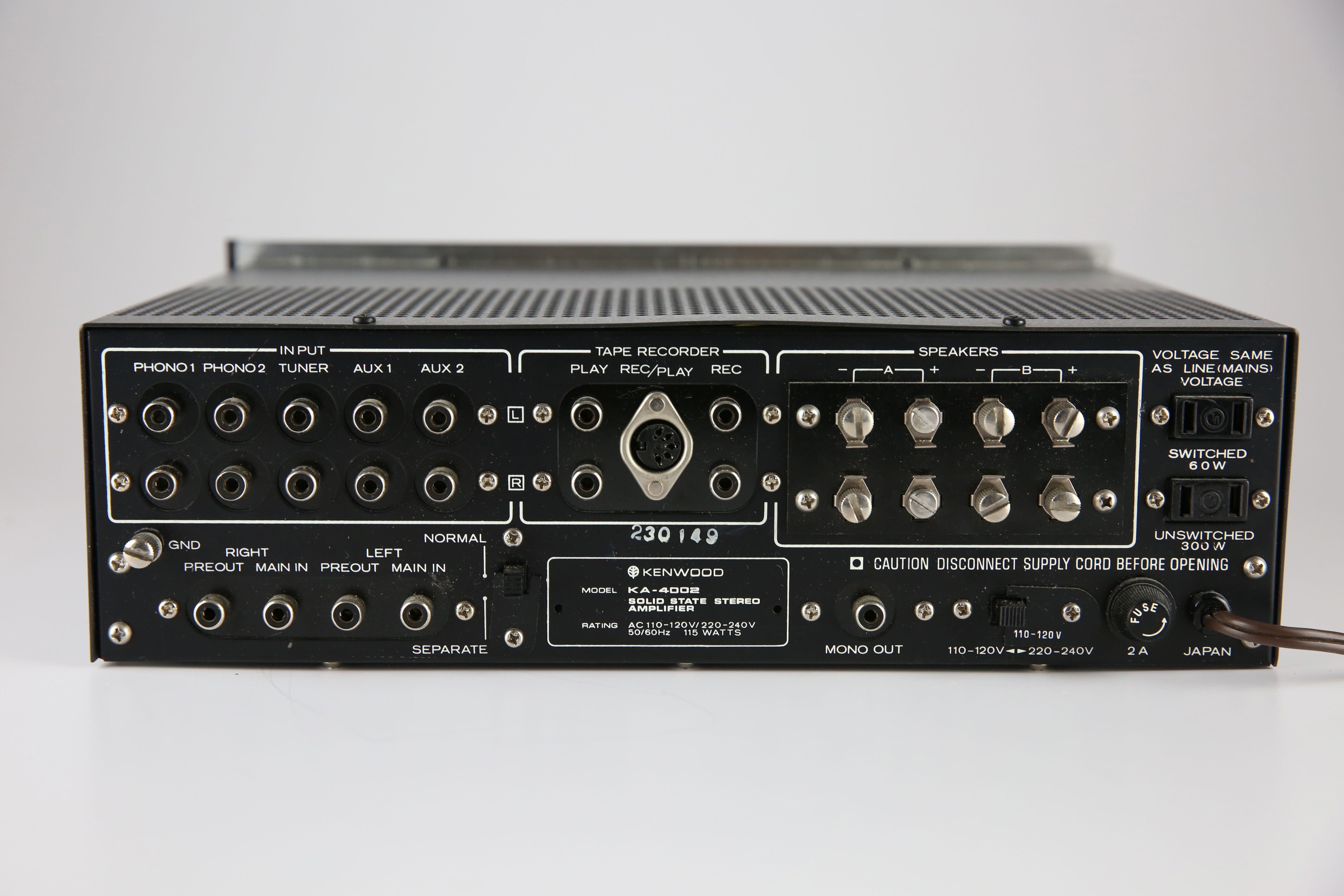Kenwood Model KA4002 Amplifier EBTH