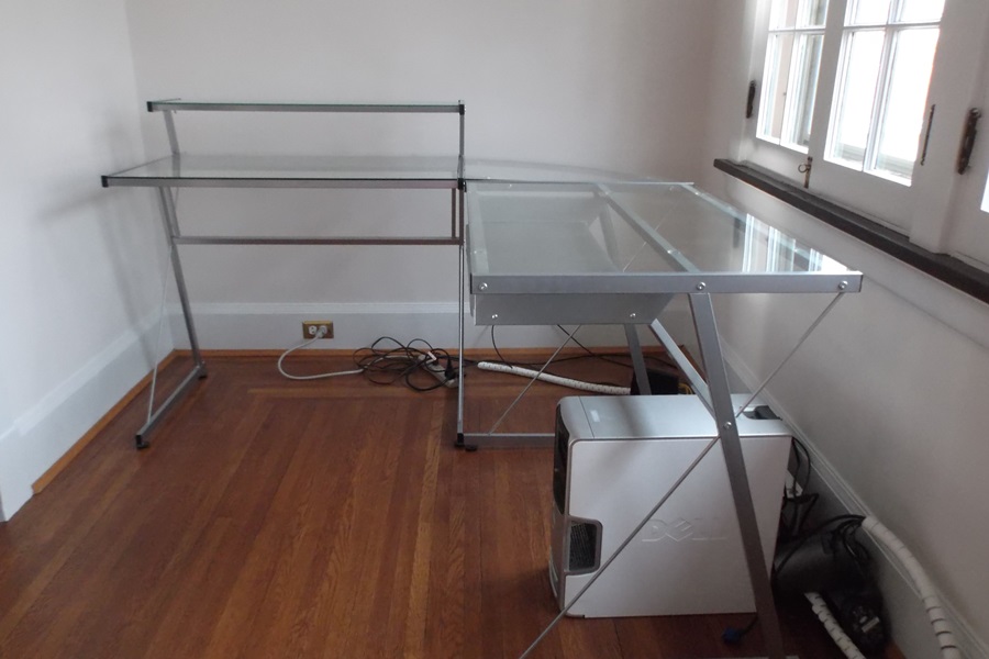 Studio Rta Ls Work Center Clear Glass Desk System Ebth