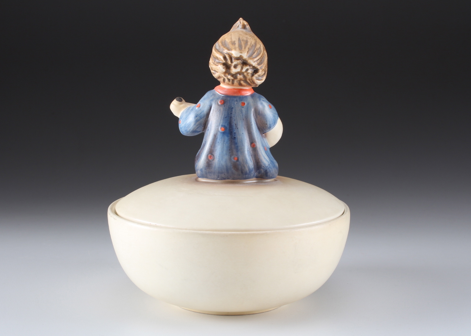 "Joyful" Hummel Lidded Candy Dish EBTH