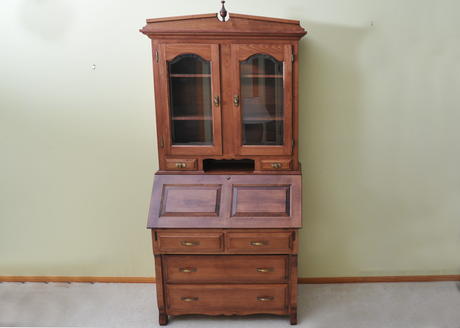Classic Custom Amish Made Secretary From Miller S Furniture Ebth