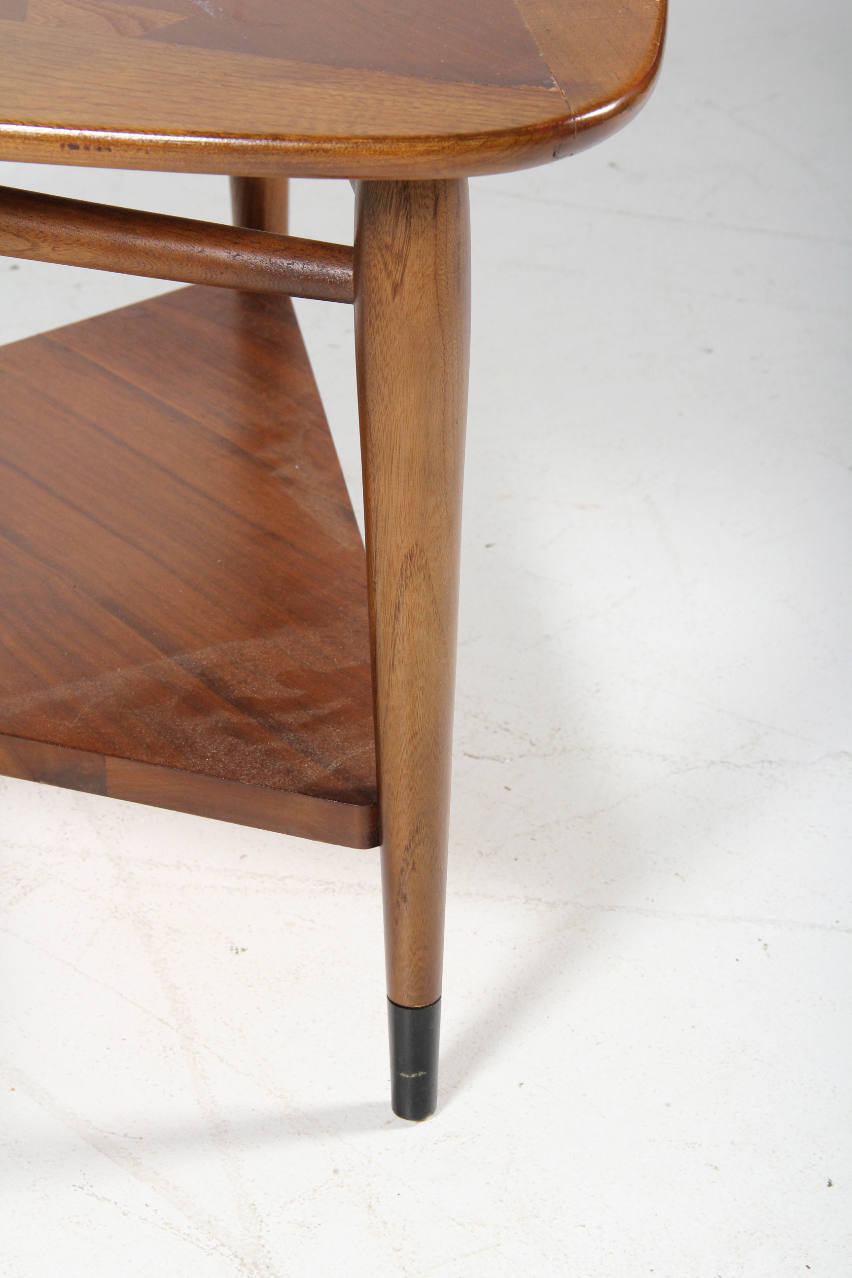 MidCentury Triangular Teak Side Table EBTH