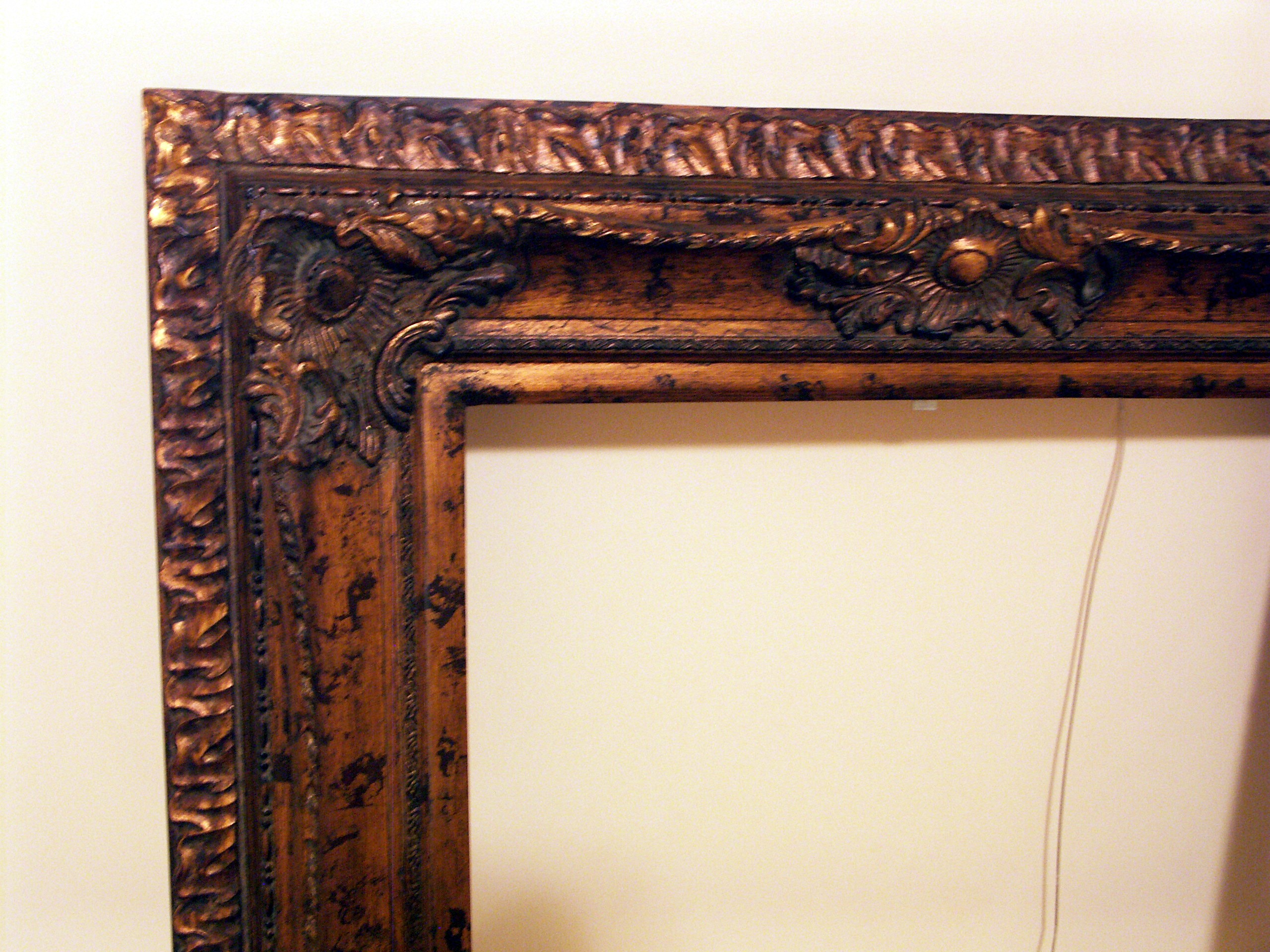 Large Ornate Gilt Gesso Frame EBTH
