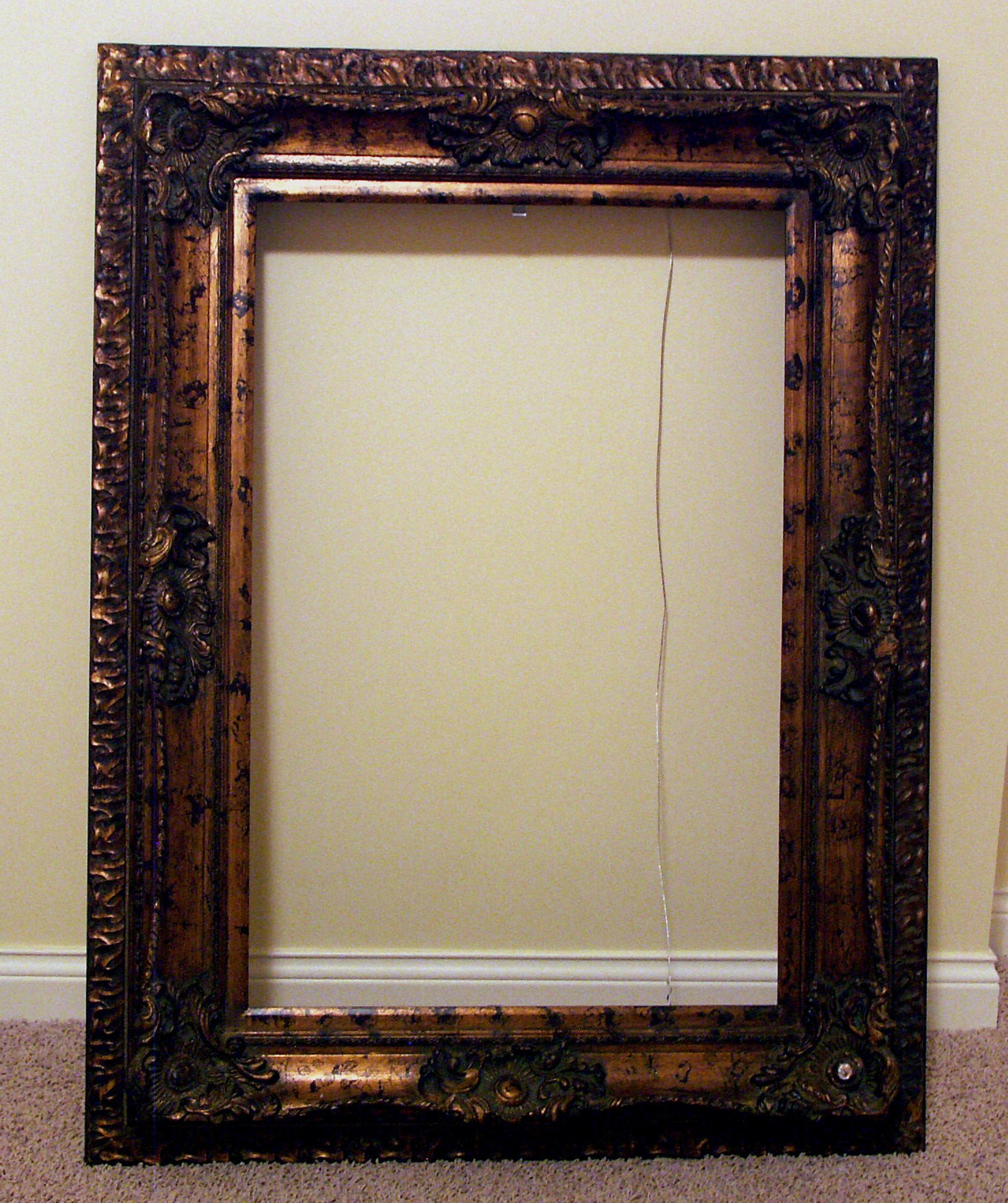 Large Ornate Gilt Gesso Frame EBTH