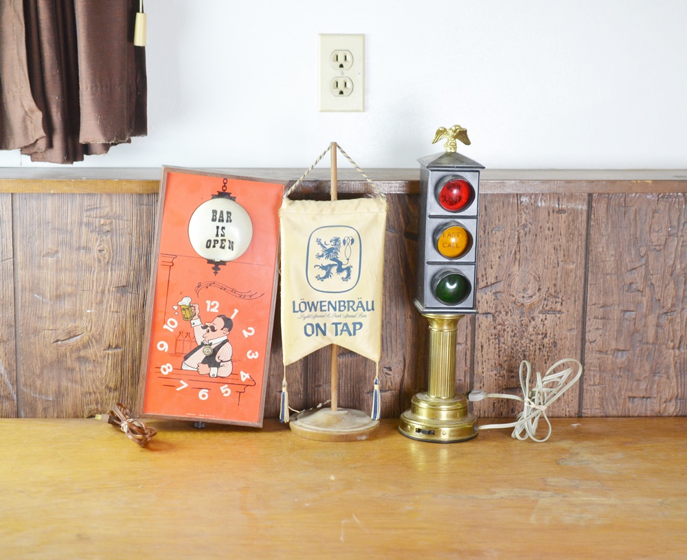 Two Novelty Bar Lamps EBTH