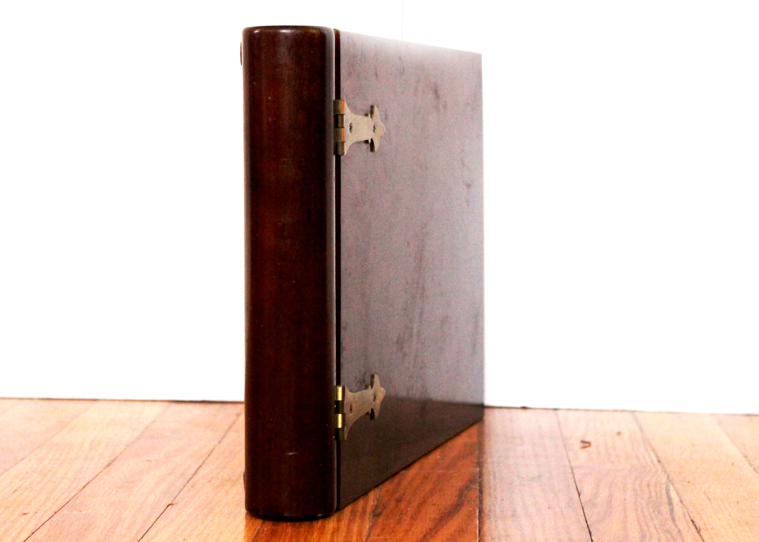 Bombay Company Mahogany Jewelry Chest and Book Style Storage Box EBTH